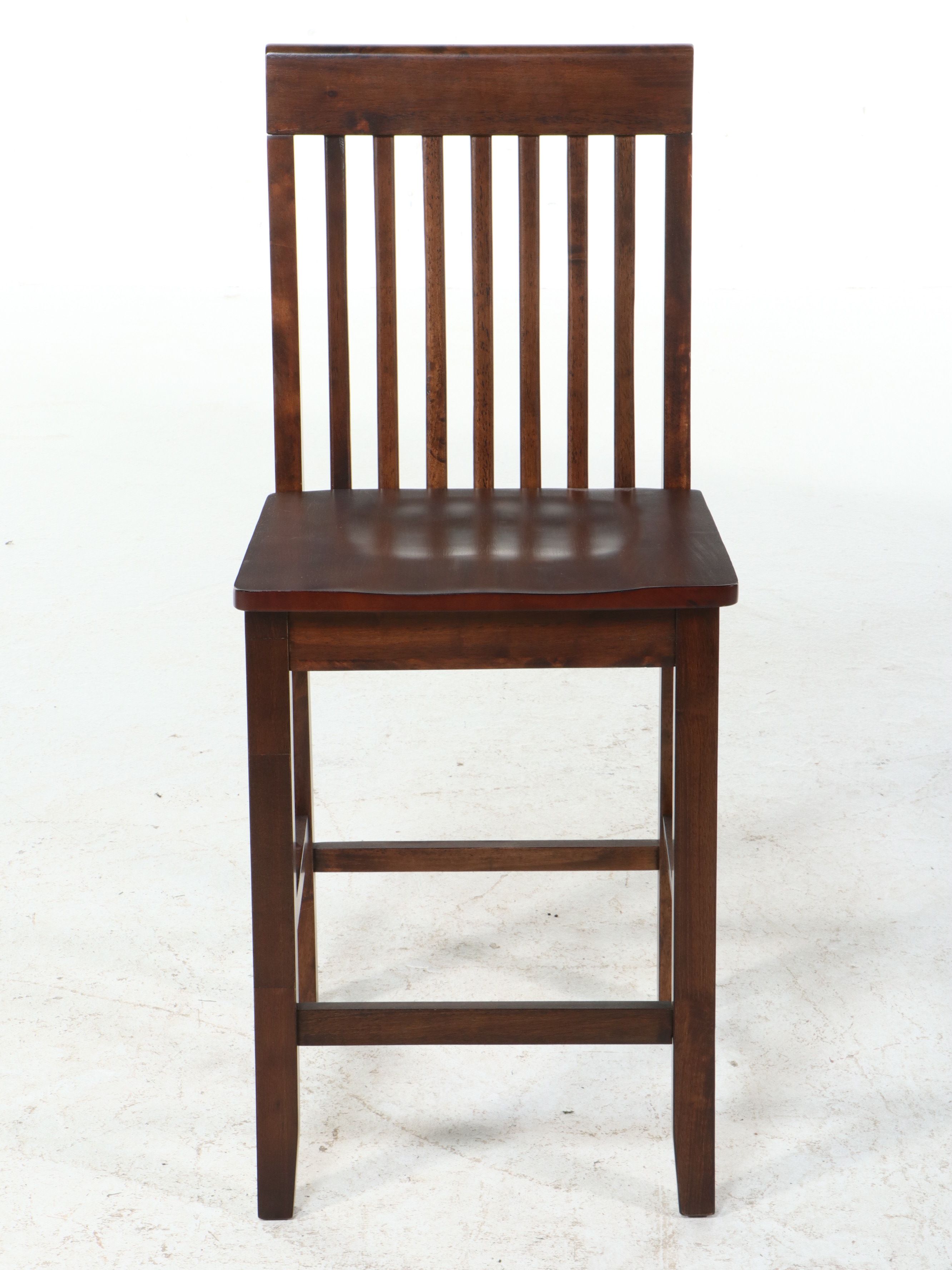 Three-Piece Contemporary Pub-Style Drop-Leaf Dining Set, 21st Century