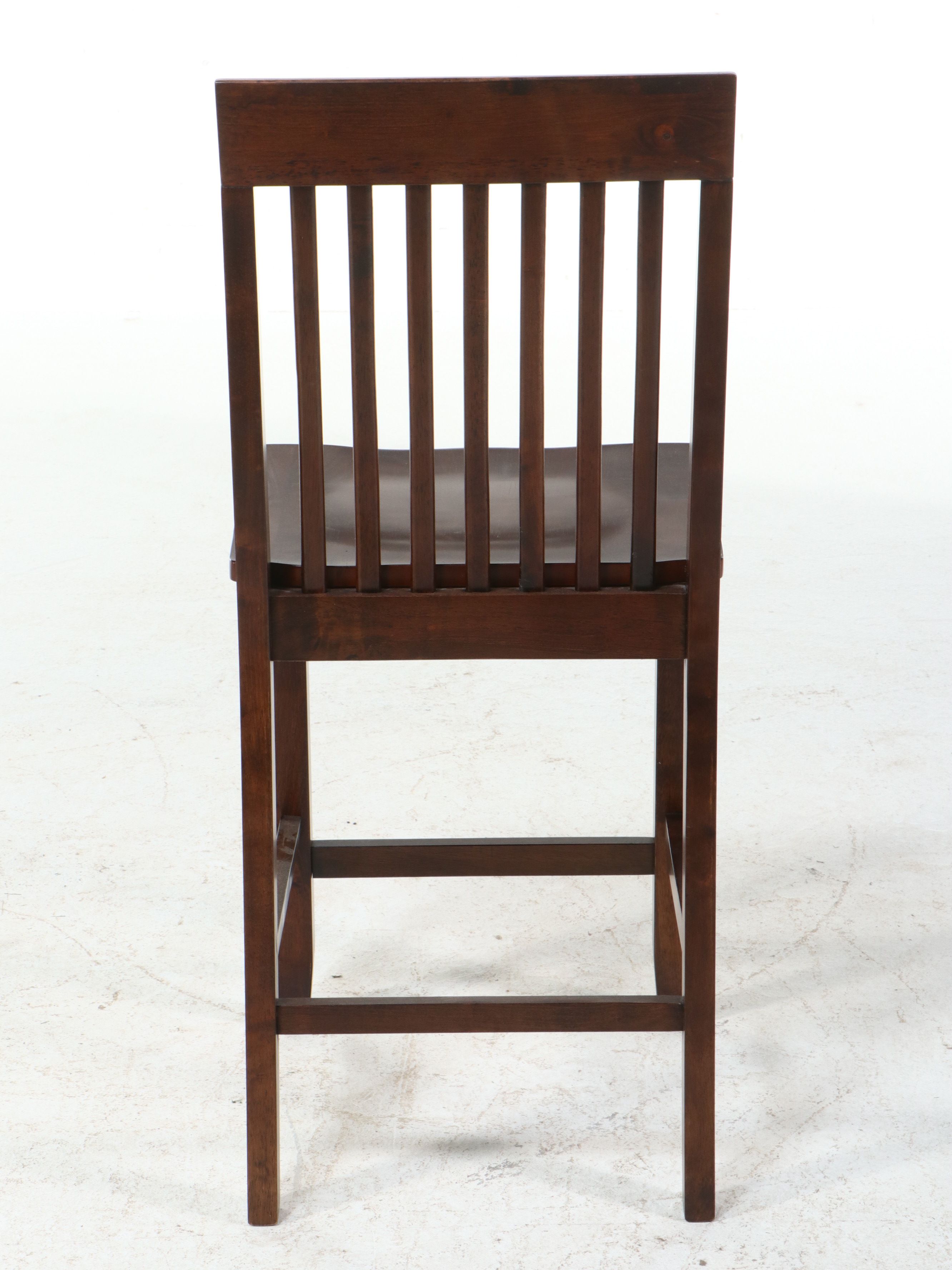 Three-Piece Contemporary Pub-Style Drop-Leaf Dining Set, 21st Century