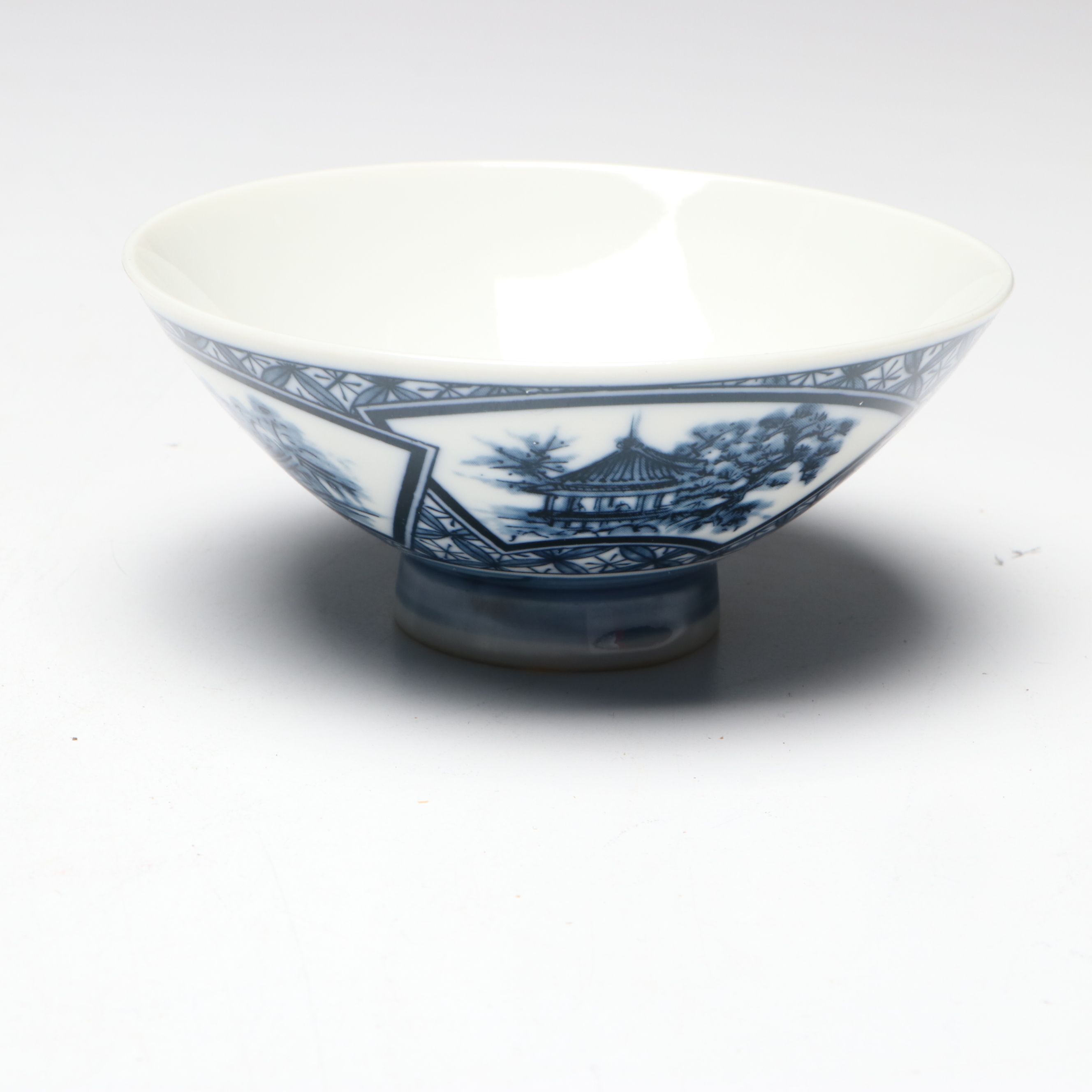 Japanese Arita Ware and Other Porcelain Teapot, Rice Bowls, Spoons and Cups