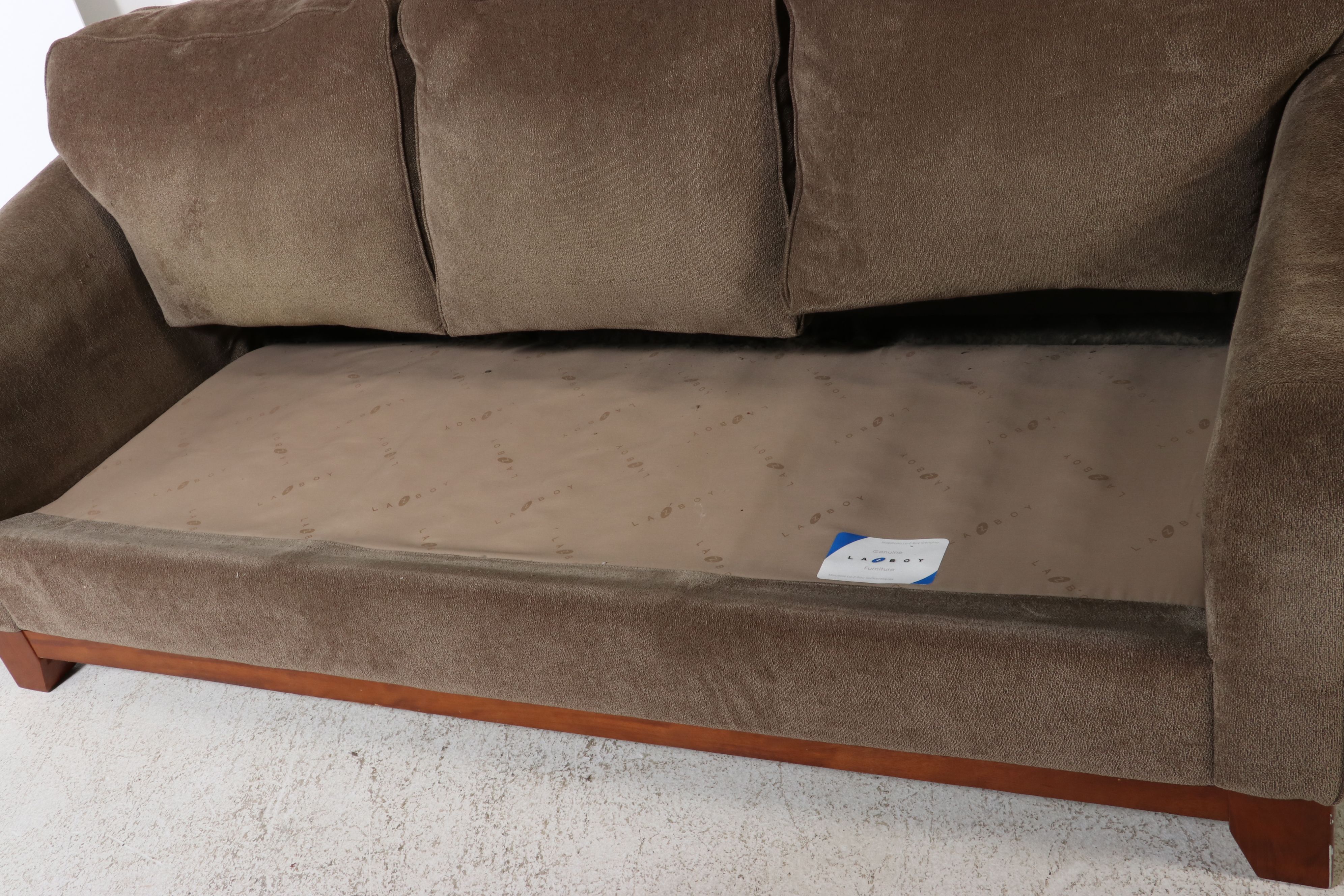 La-Z-Boy "Dayton" Microfiber Upholstered Sofa, 21st Century