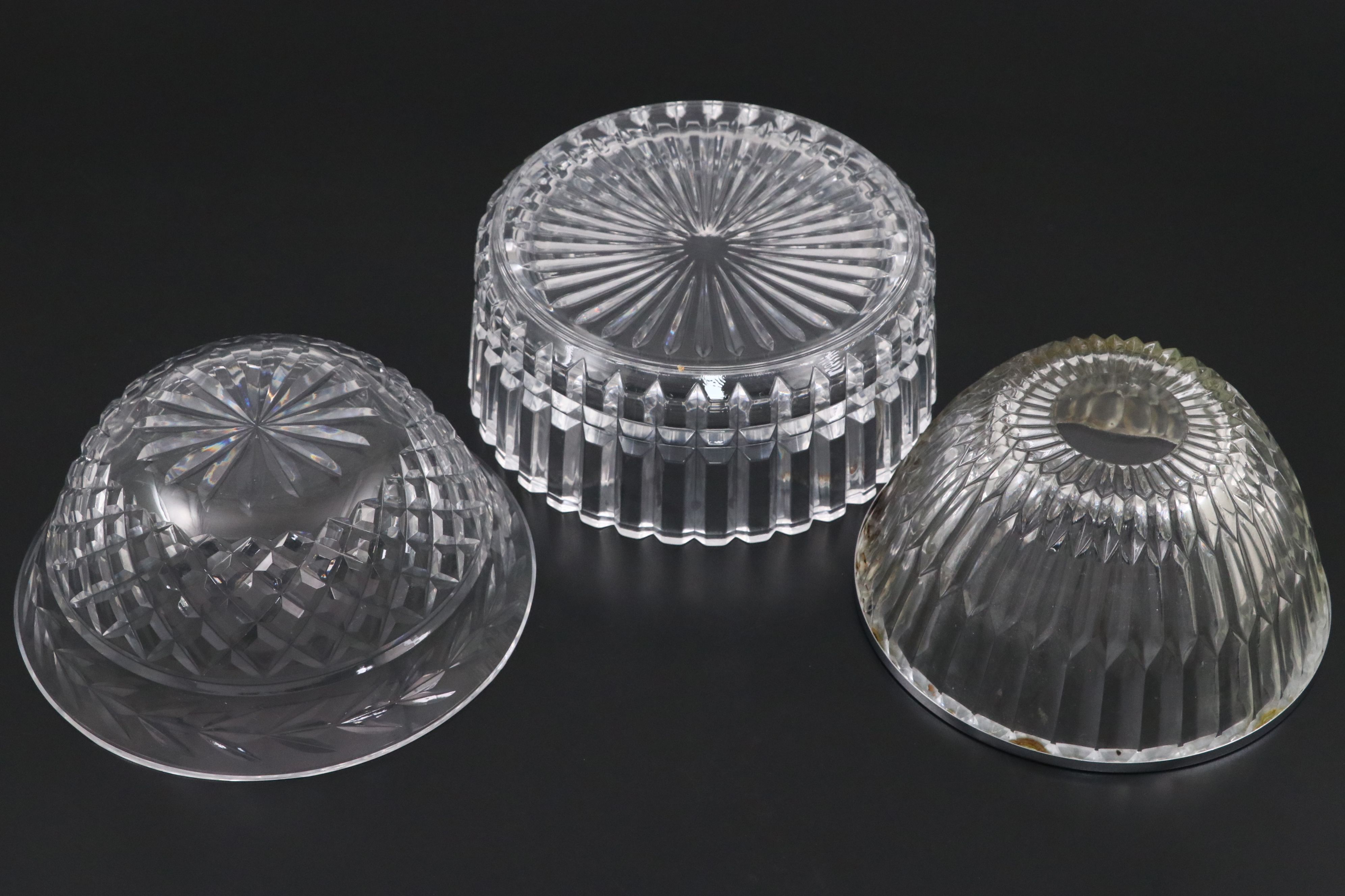 Waterford "Carlow" and "Glandore" Crystal Bowls with Other Tableware