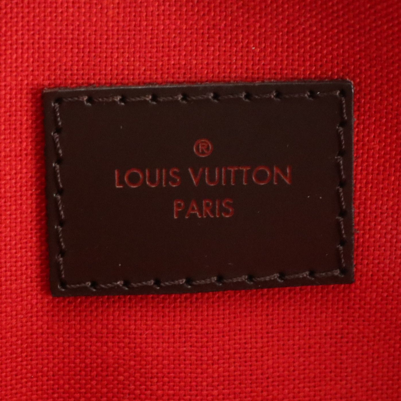 Louis Vuitton Verona MM Satchel Bag in Damier Ebene Canvas and Leather, With Box