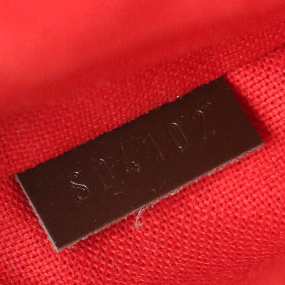 Louis Vuitton Verona MM Satchel Bag in Damier Ebene Canvas and Leather, With Box