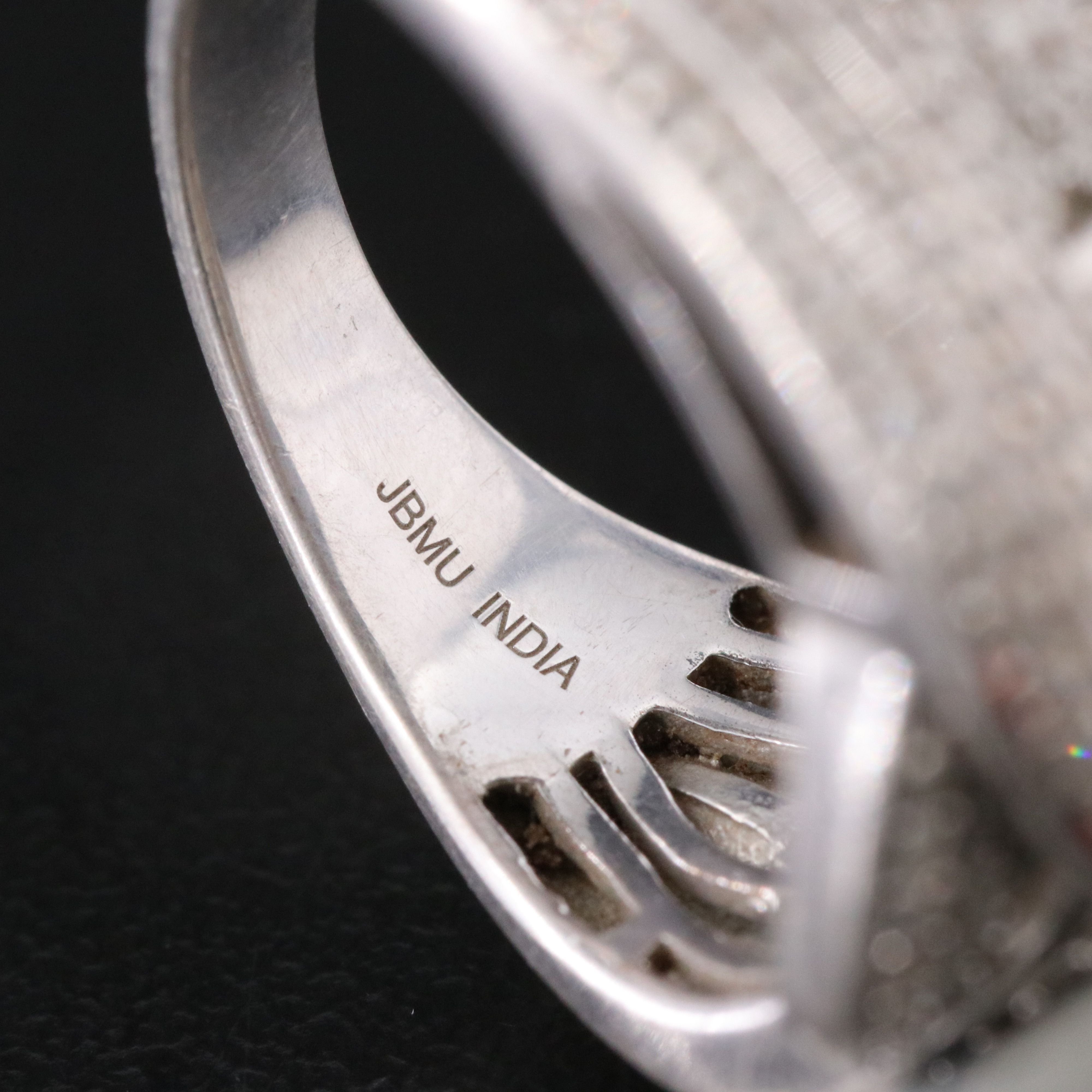 Sterling Pavé 1.03 CTW Diamond Ring