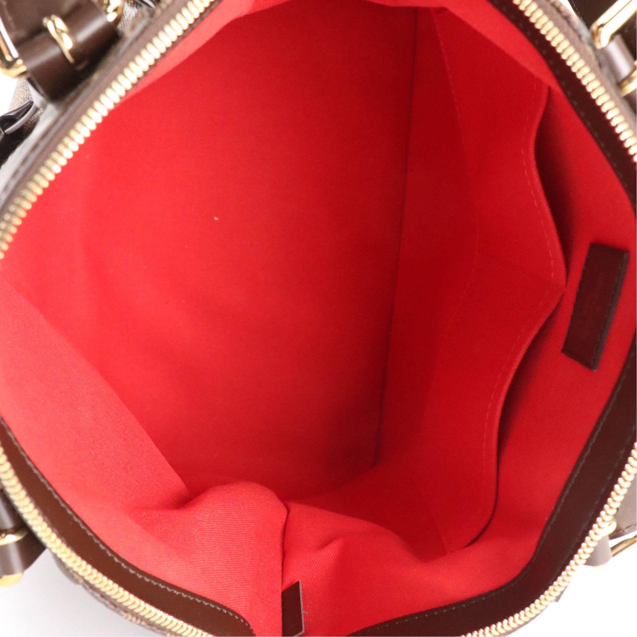 Louis Vuitton Verona MM Satchel Bag in Damier Ebene Canvas and Leather, With Box