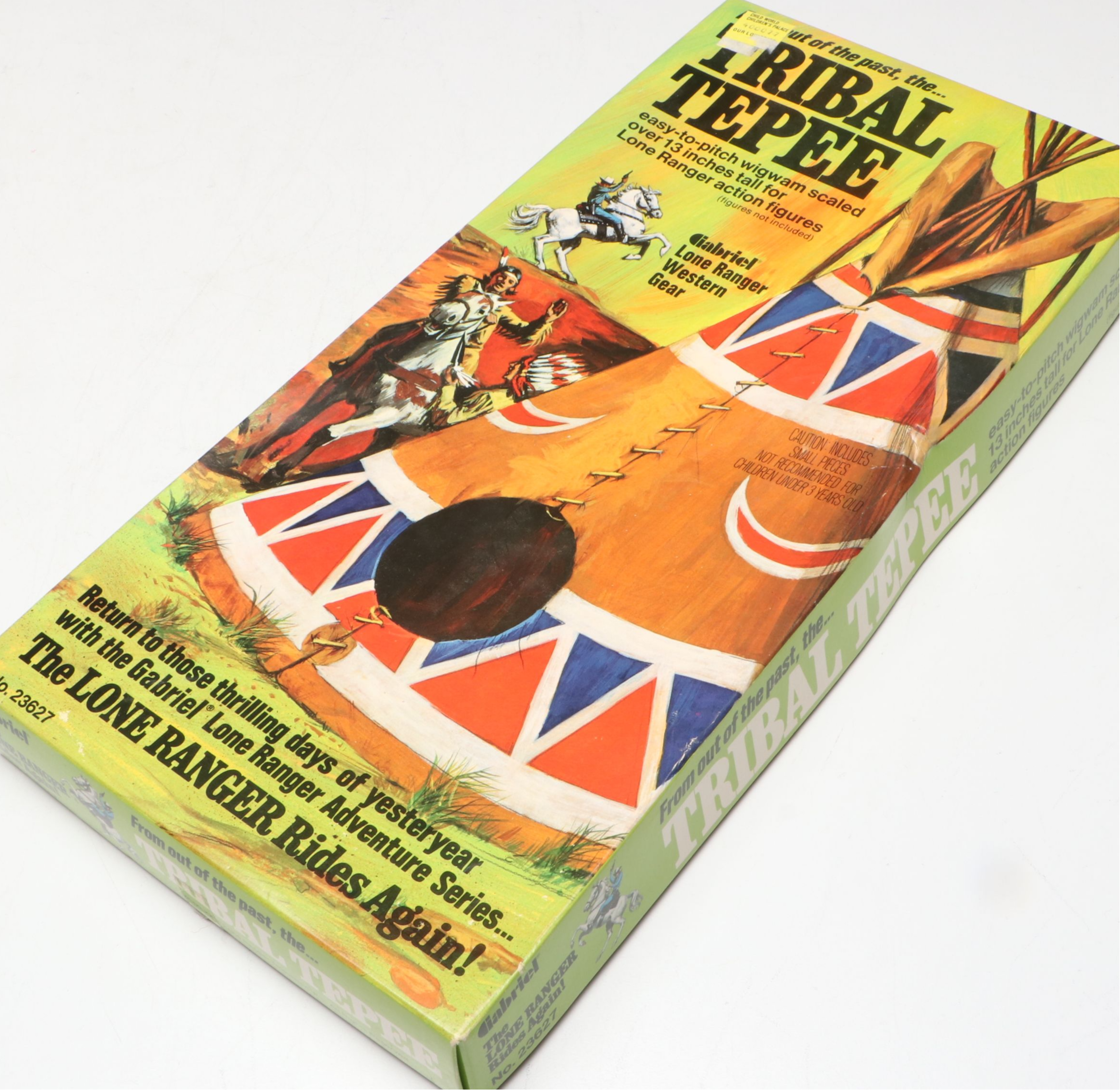 Gabriel "The Lone Ranger" Action Figures and Teepee with More Accessories, 1973