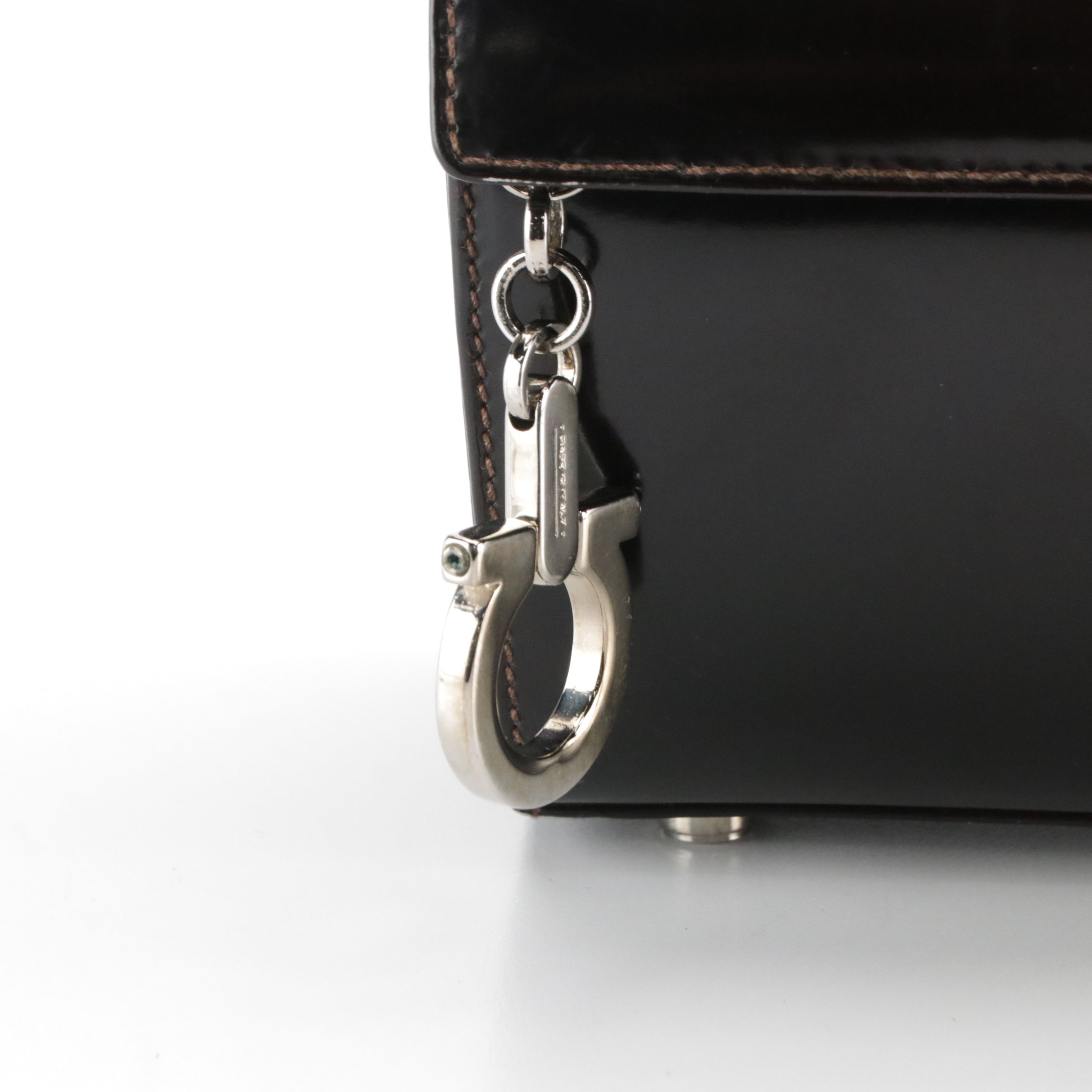 Salvatore Ferragamo Shoulder Bag in Brown Ombré Smooth Calf Leather