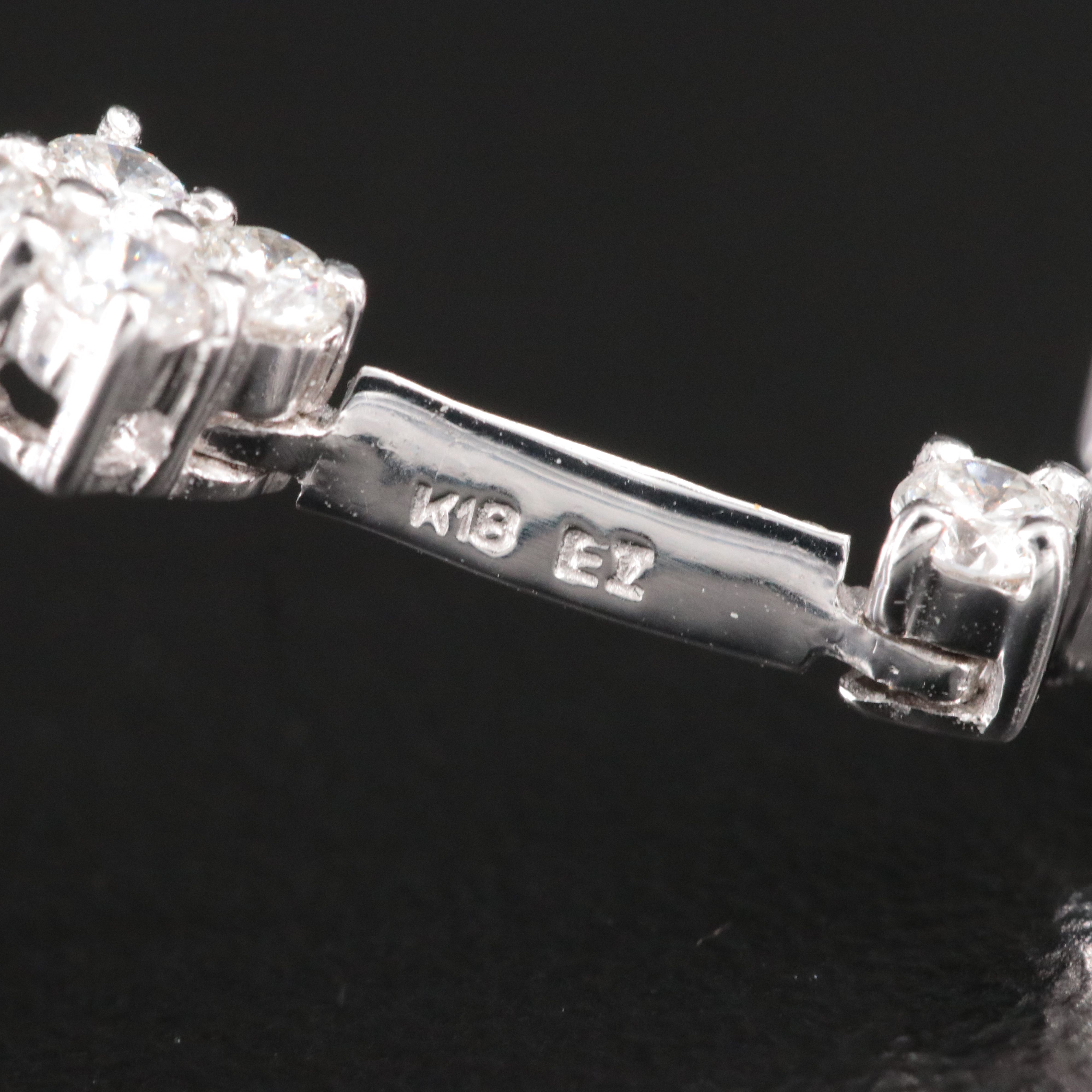 18K Ruby and Diamond Drop Earrings