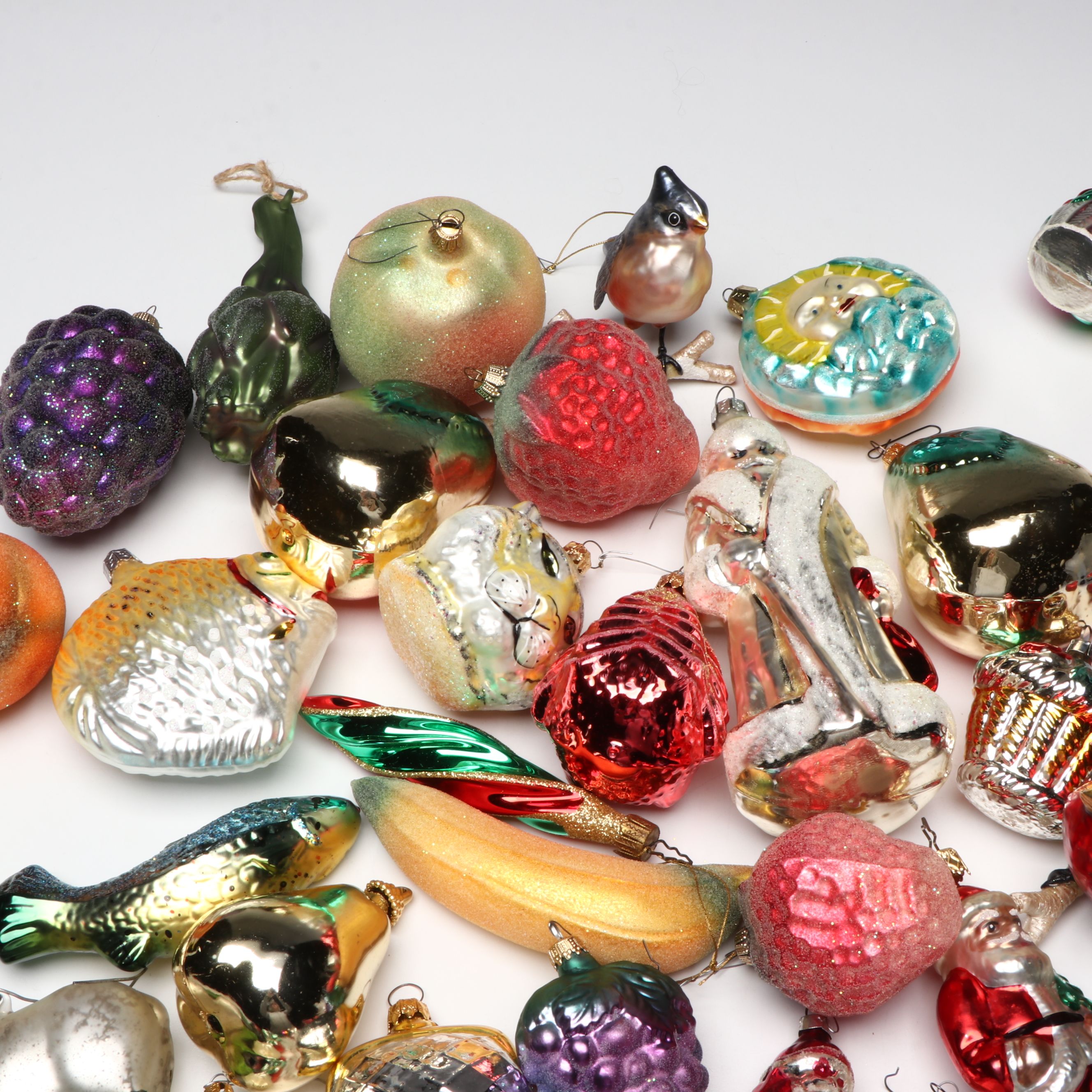 Christopher Radko "Tiger," "Dawn and Dusk" and More Vintage Christmas Ornaments