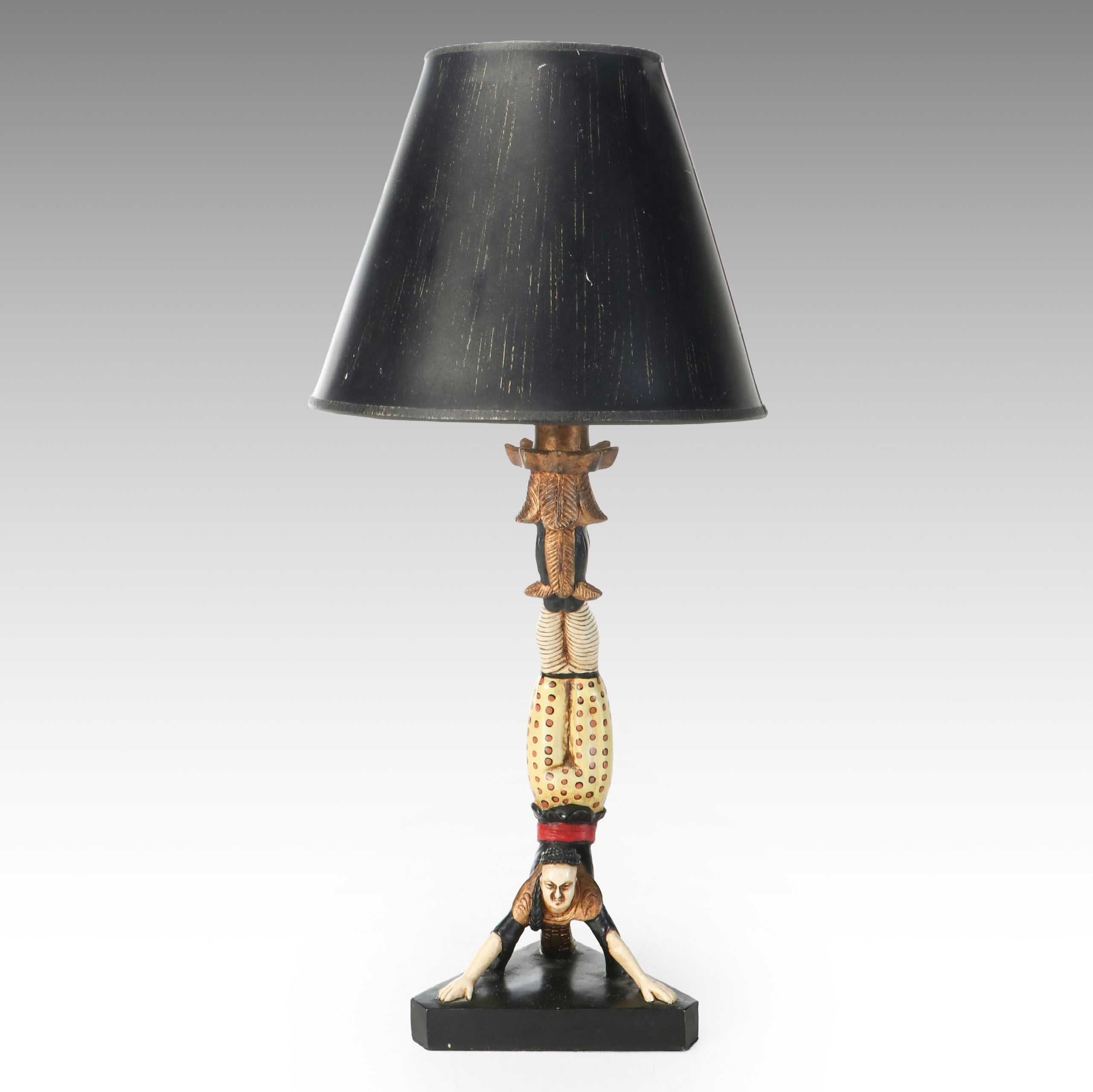 Chinese Acrobat Figural Accent Light
