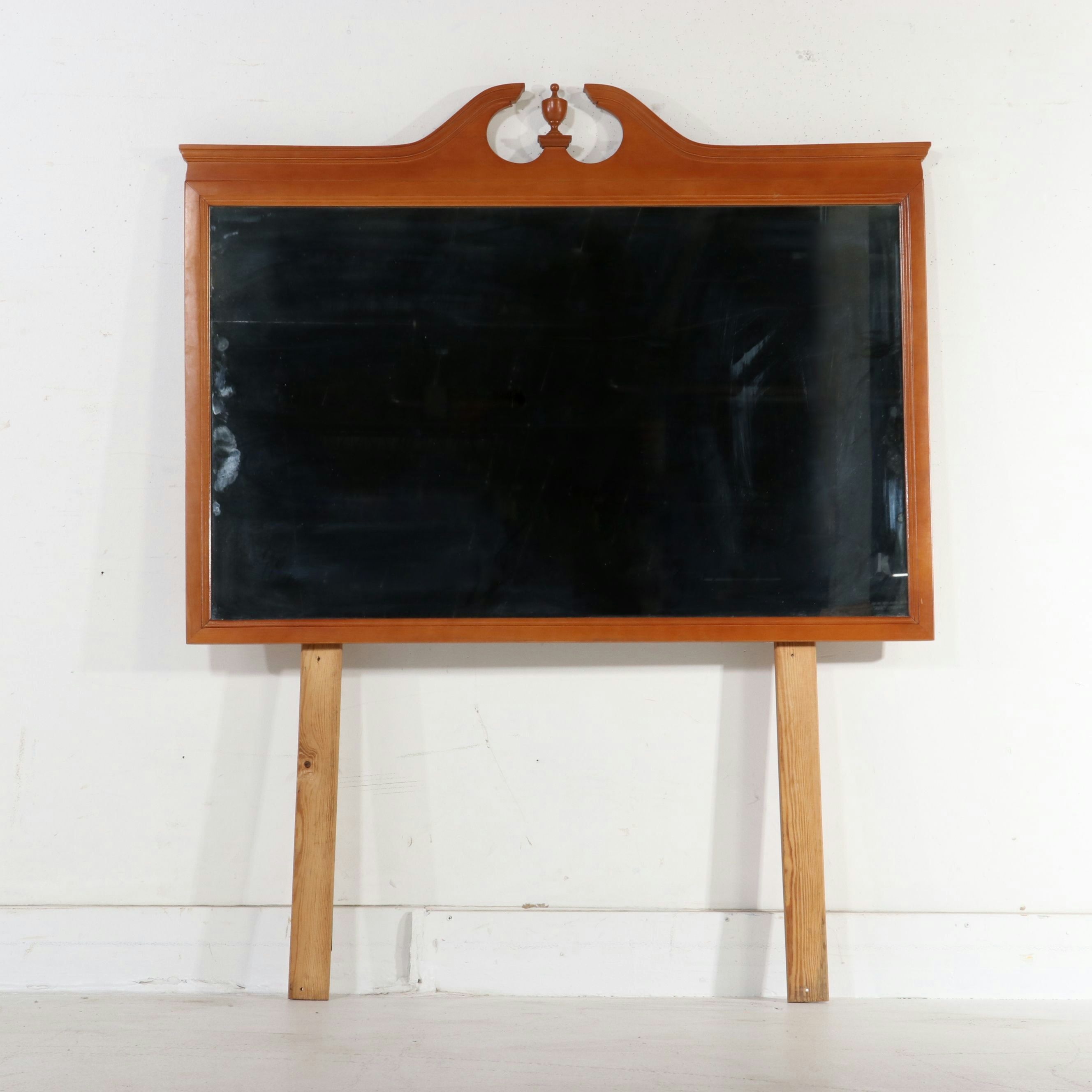 Burns Case Goods Colonial Revival Style Maple Dresser with Mirror