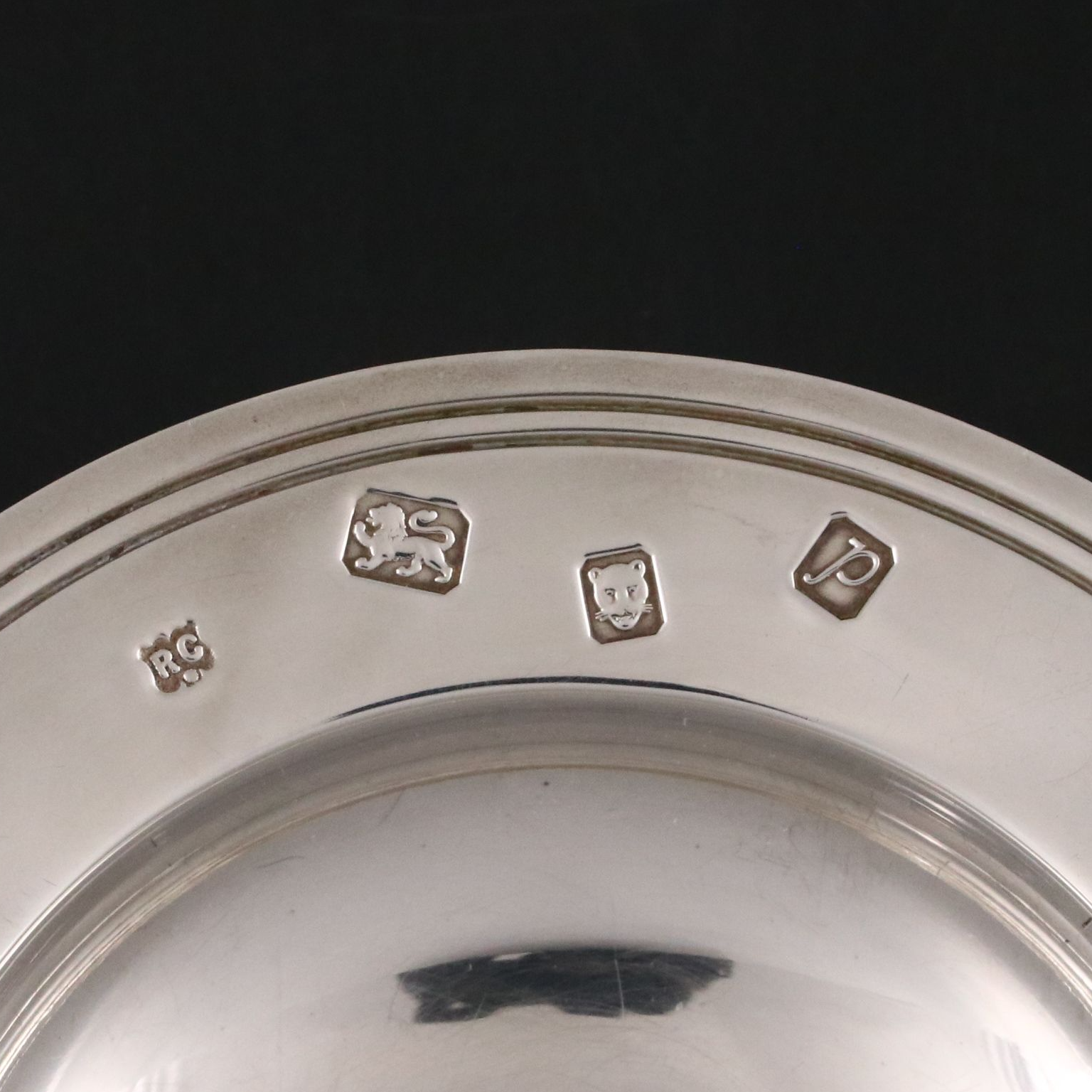 Vintage William Comyns English Sterling Silver Bowl, 1970