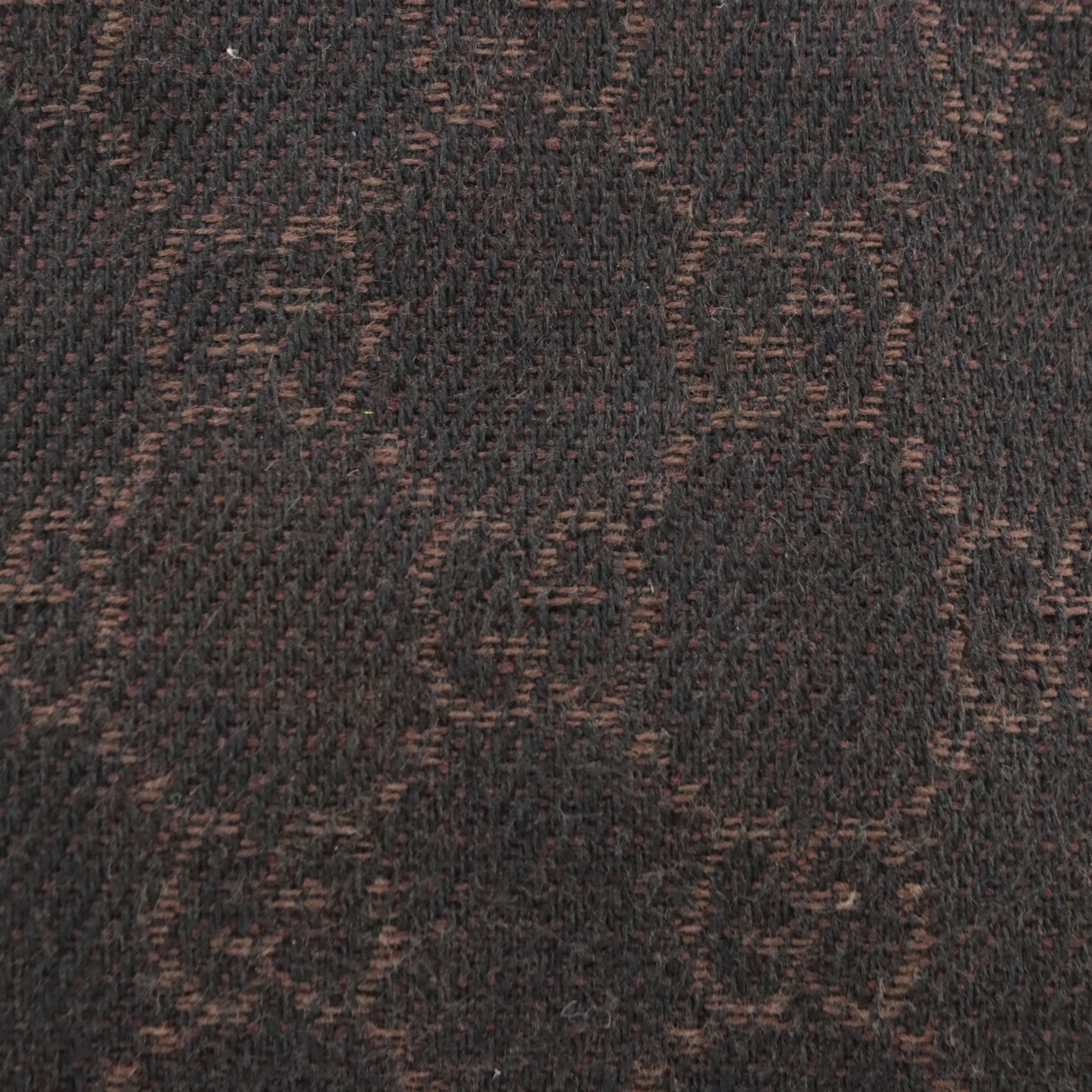 Gucci Boat Pochette Bag in Black/Dark Brown GG Canvas and Black Leather