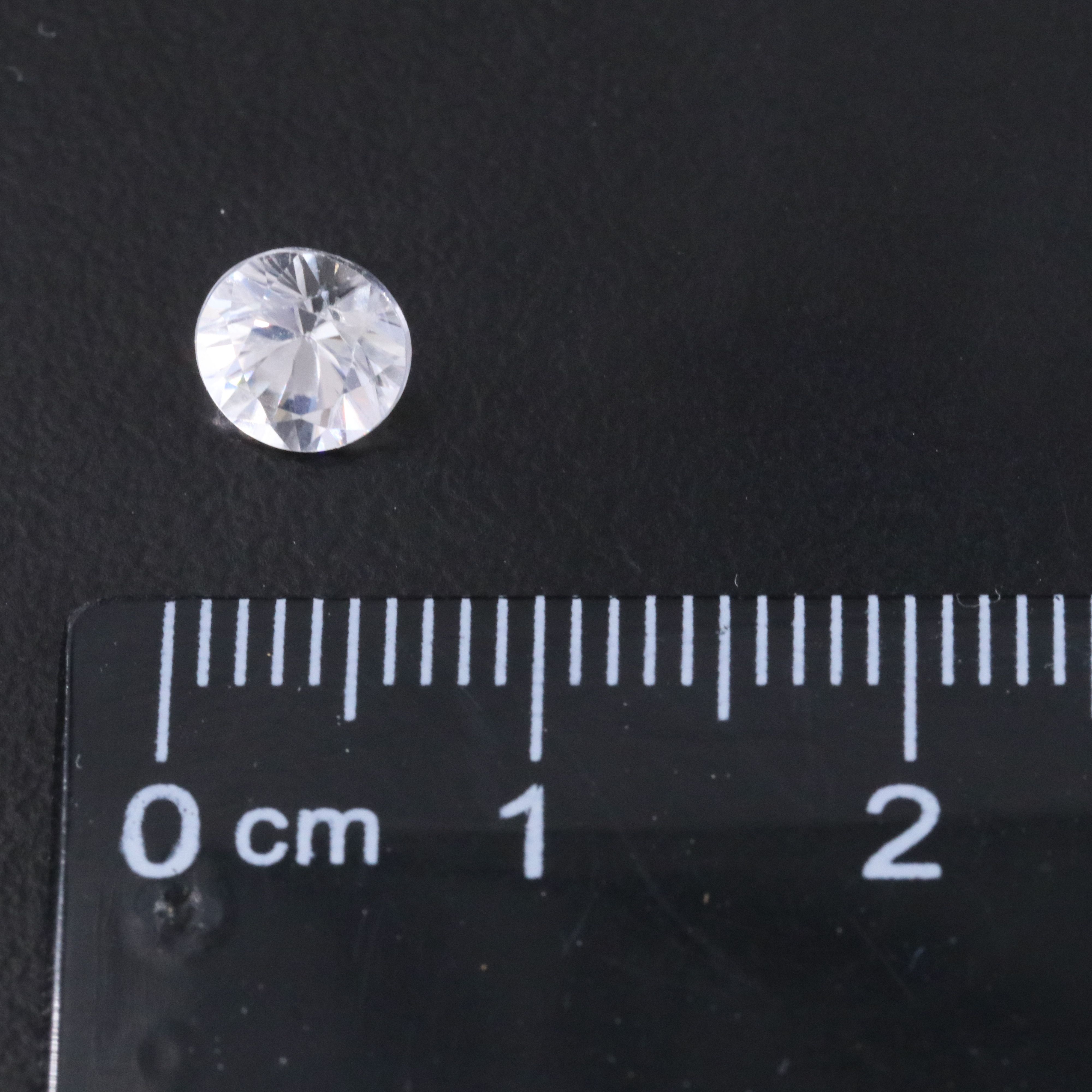 Loose 2.31 CTW White Zircon Pair