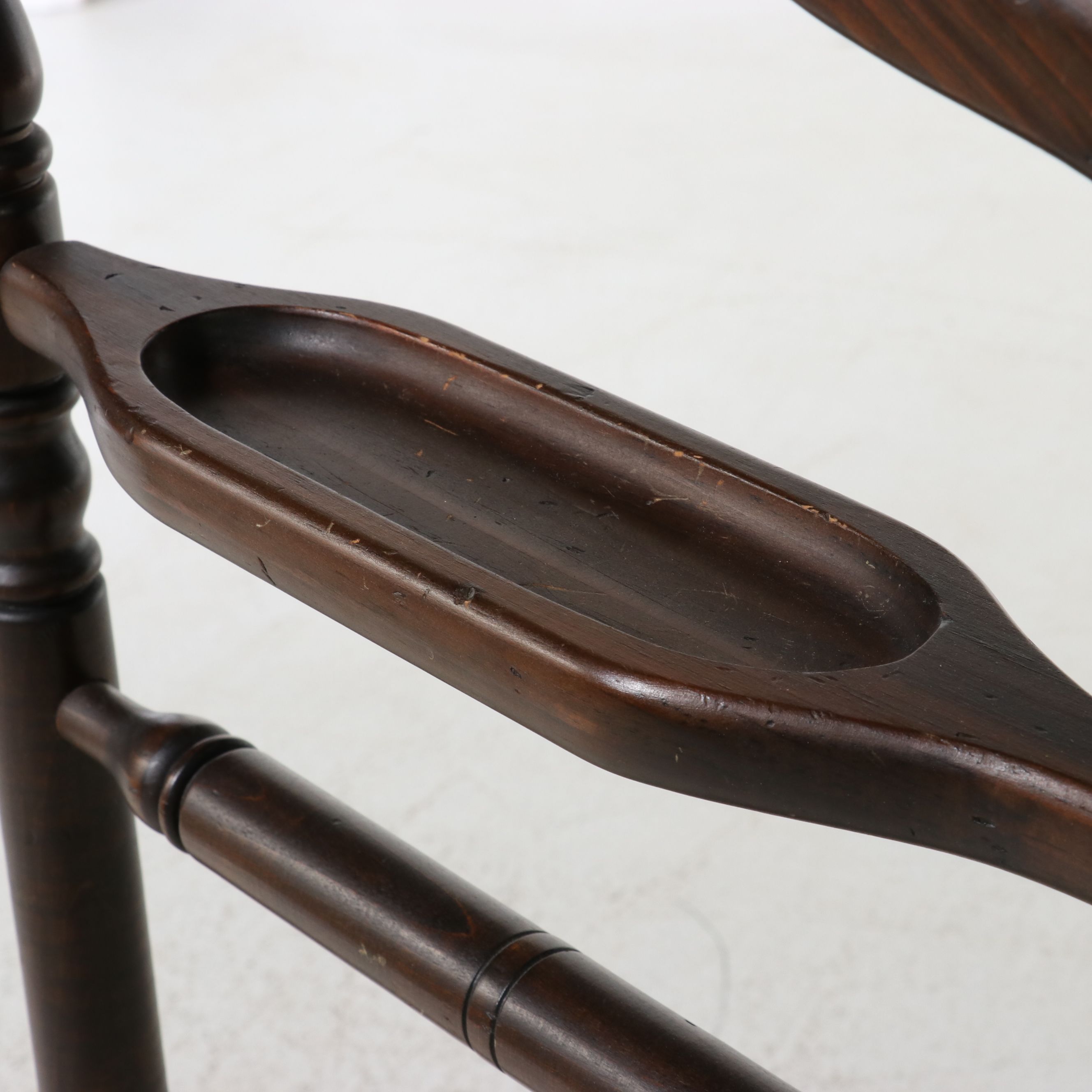 Edwardian Style Hardwood Gentleman's Valet Stand, Mid to Late 20th Century