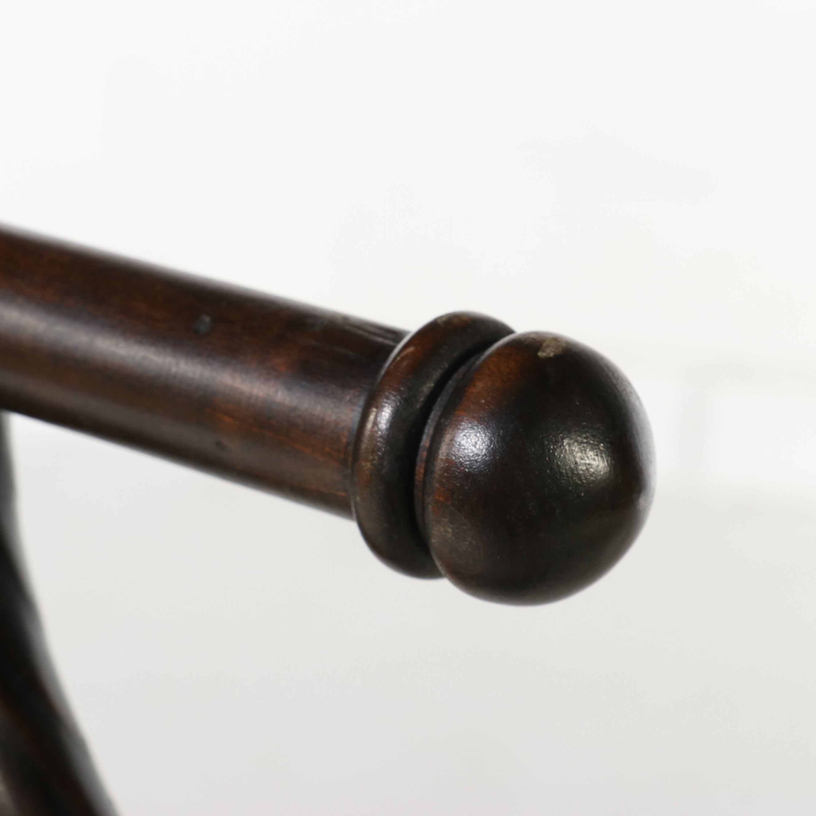 Edwardian Style Hardwood Gentleman's Valet Stand, Mid to Late 20th Century