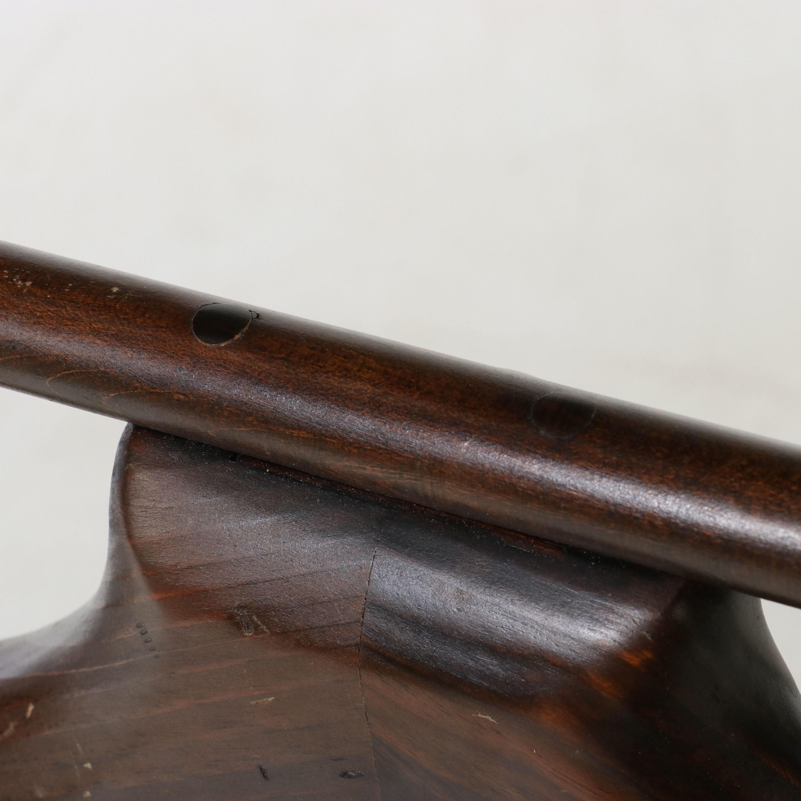 Edwardian Style Hardwood Gentleman's Valet Stand, Mid to Late 20th Century