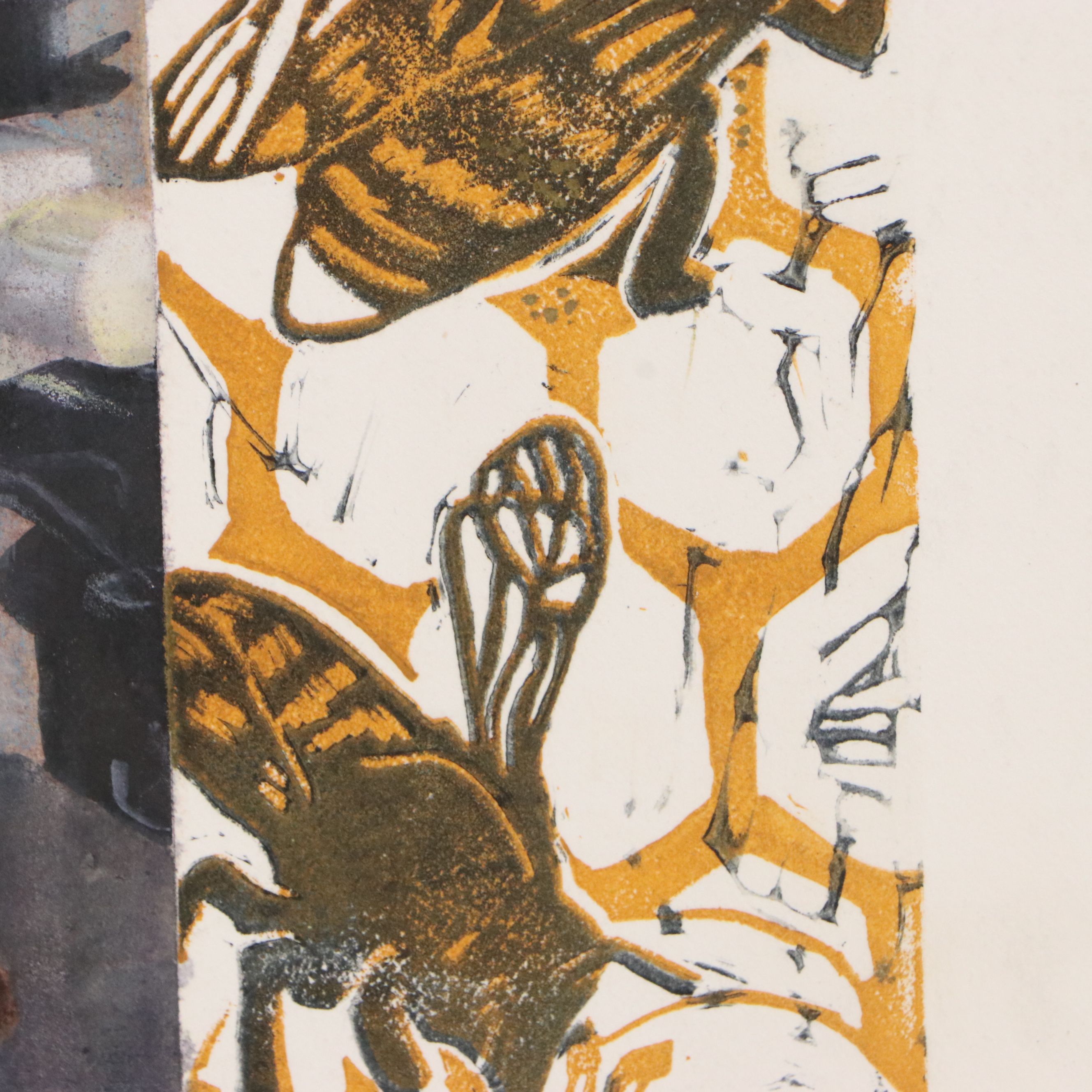 C. F. Dunn Mixed Media Painting "Bee-ology," 2013