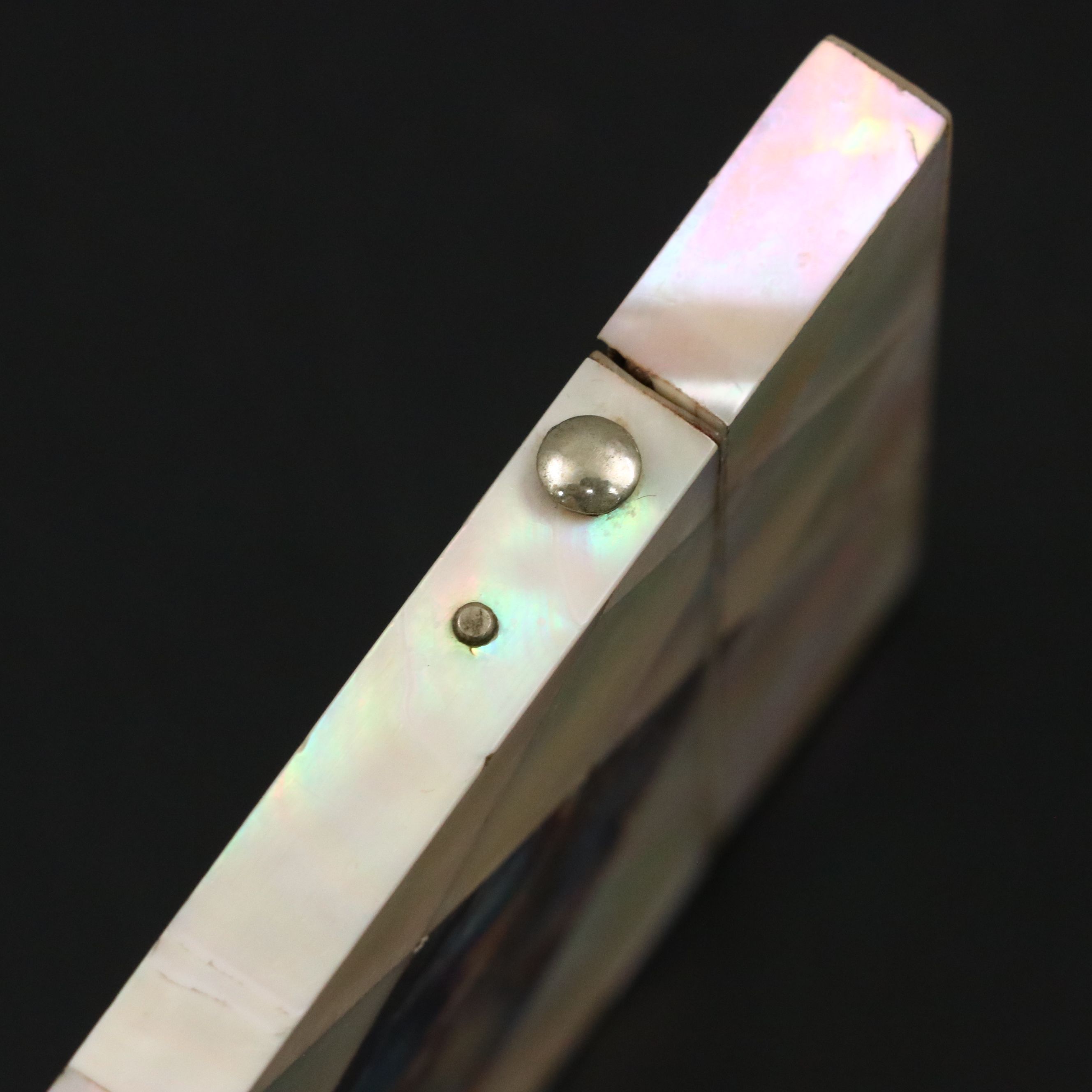 Antique Mother-of-Pearl and Abalone Calling Card Case