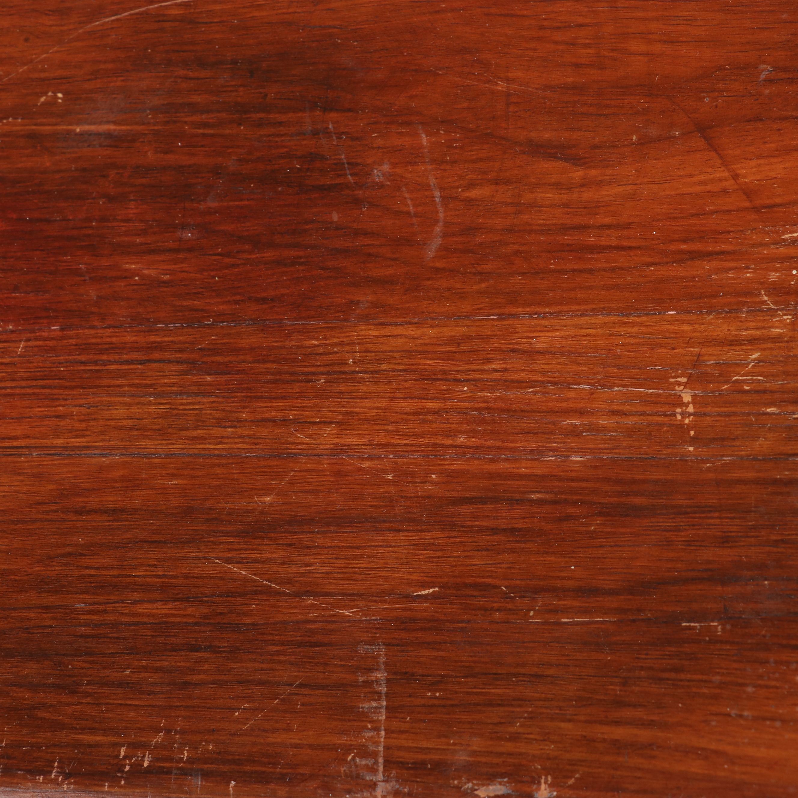 Spanish Colonial Revival Carved Walnut Lyre-Base Bench, Early to Mid-20th C.