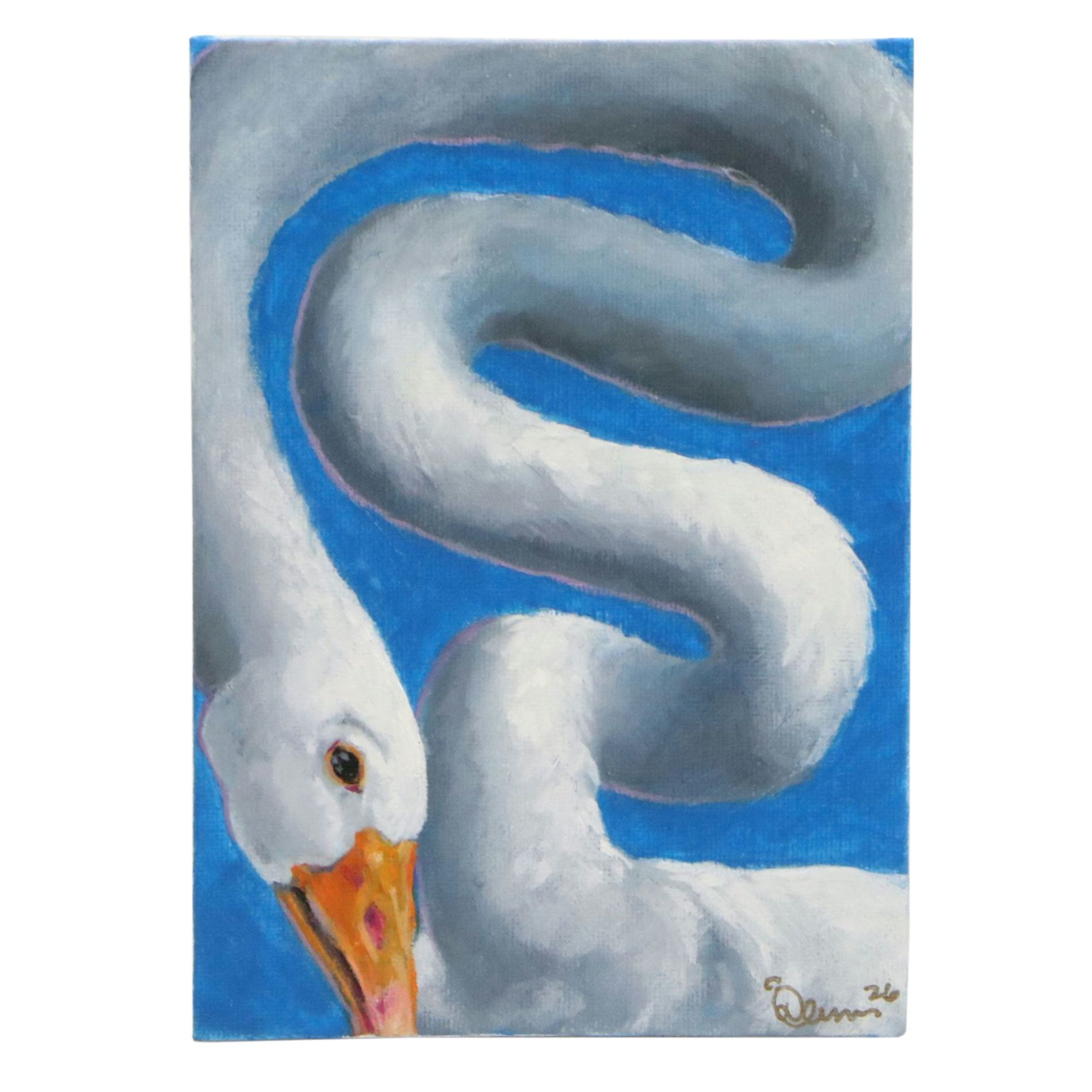C. F. Dunn Oil Painting "Silly Goose III," 2026