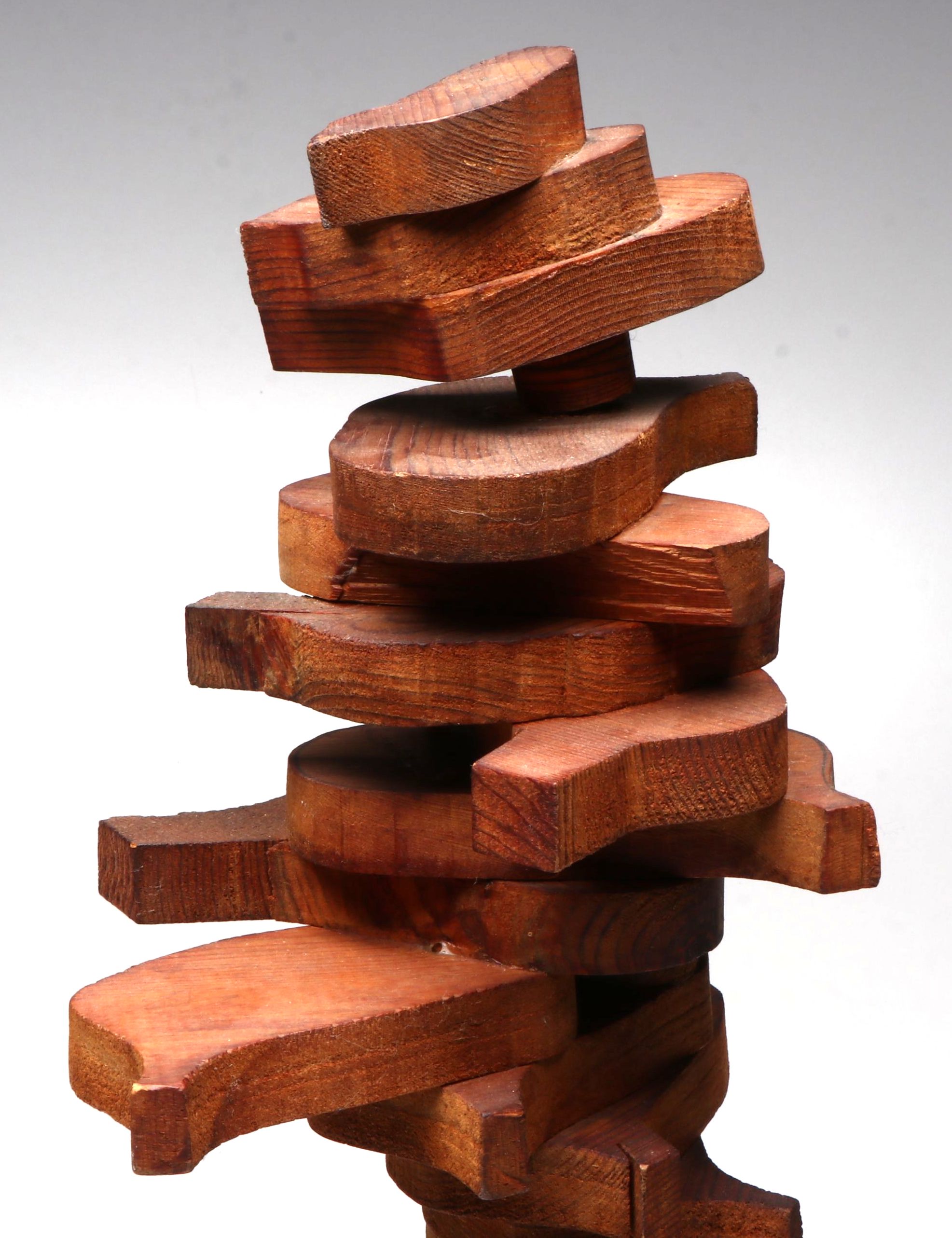 MCM Stacked Abstract Sculpture with Beverly Erschell Provenance
