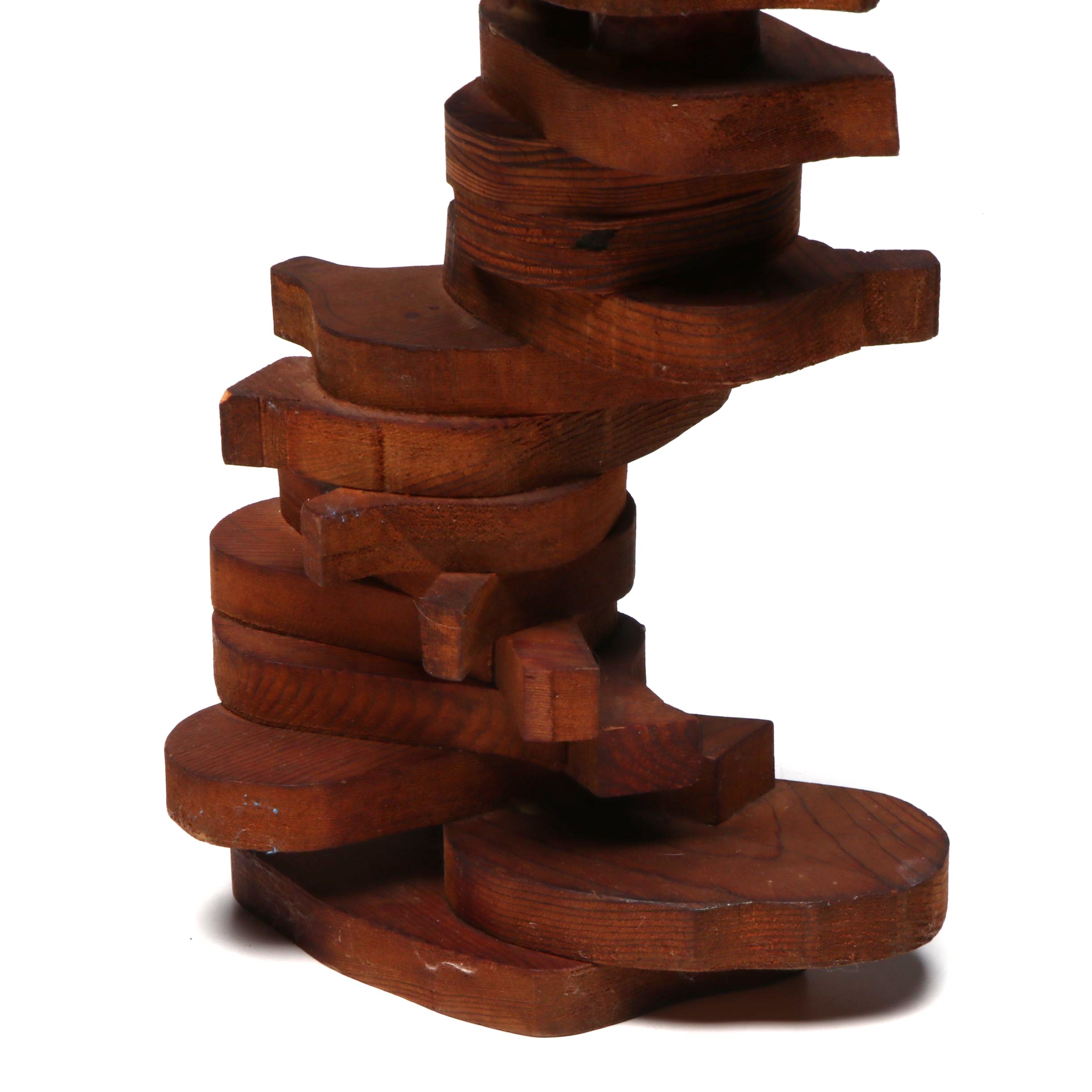 MCM Stacked Abstract Sculpture with Beverly Erschell Provenance