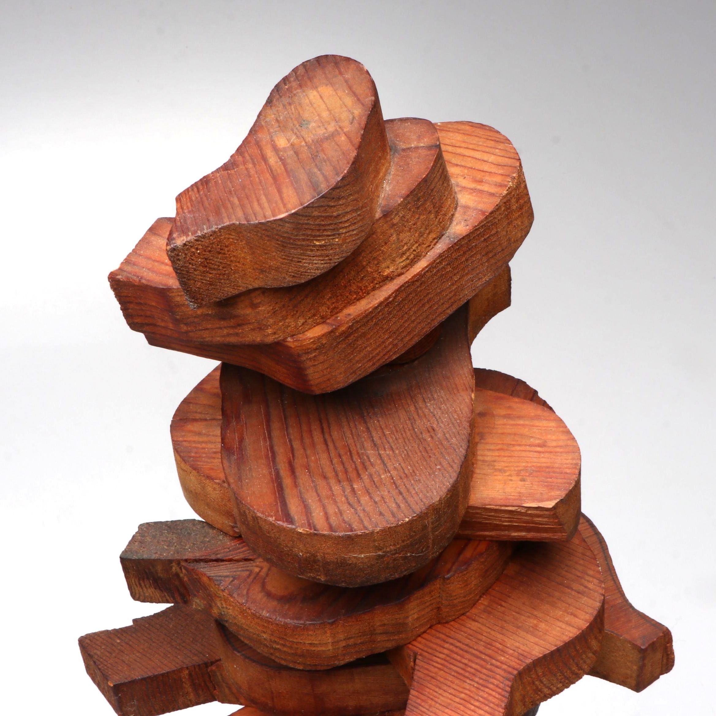 MCM Stacked Abstract Sculpture with Beverly Erschell Provenance