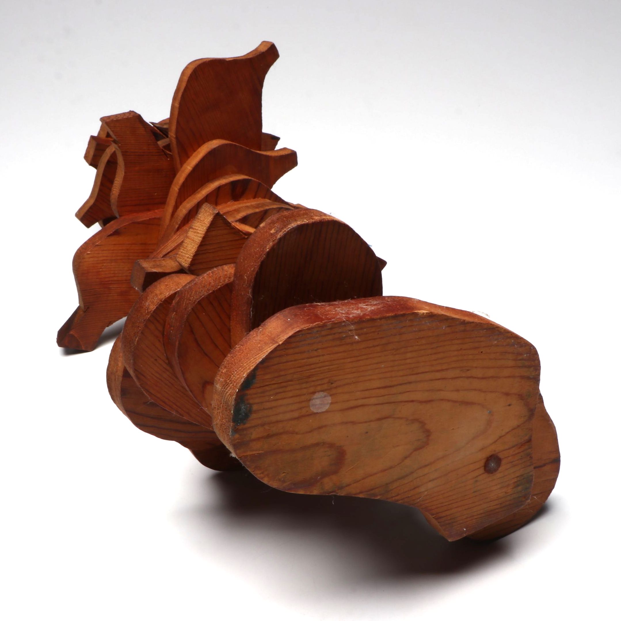 MCM Stacked Abstract Sculpture with Beverly Erschell Provenance