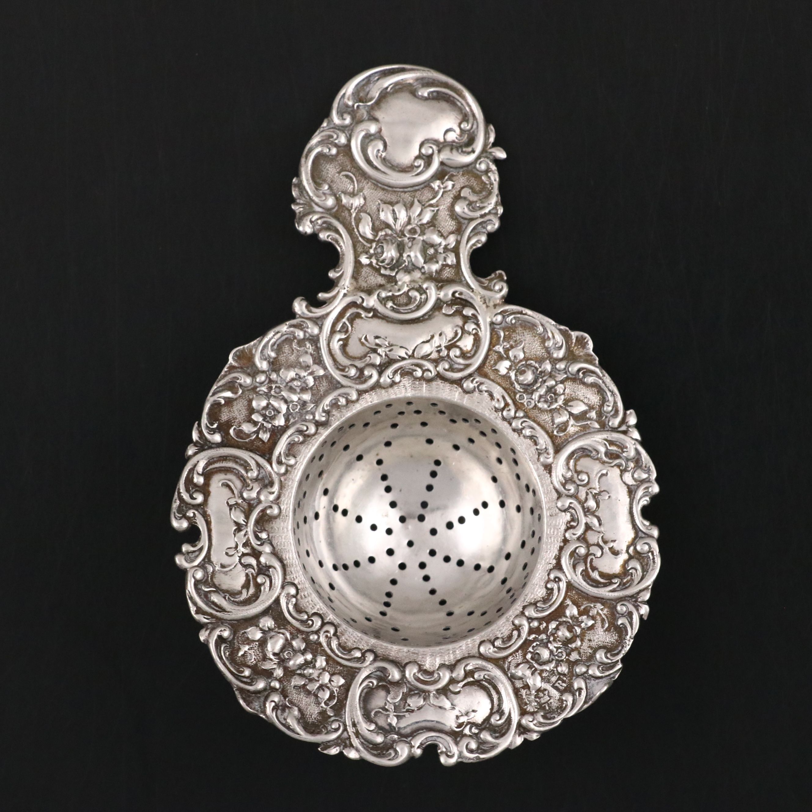 Tiffany & Co. "Provence" Sterling Silver Spreader with German 800 Silver Pieces