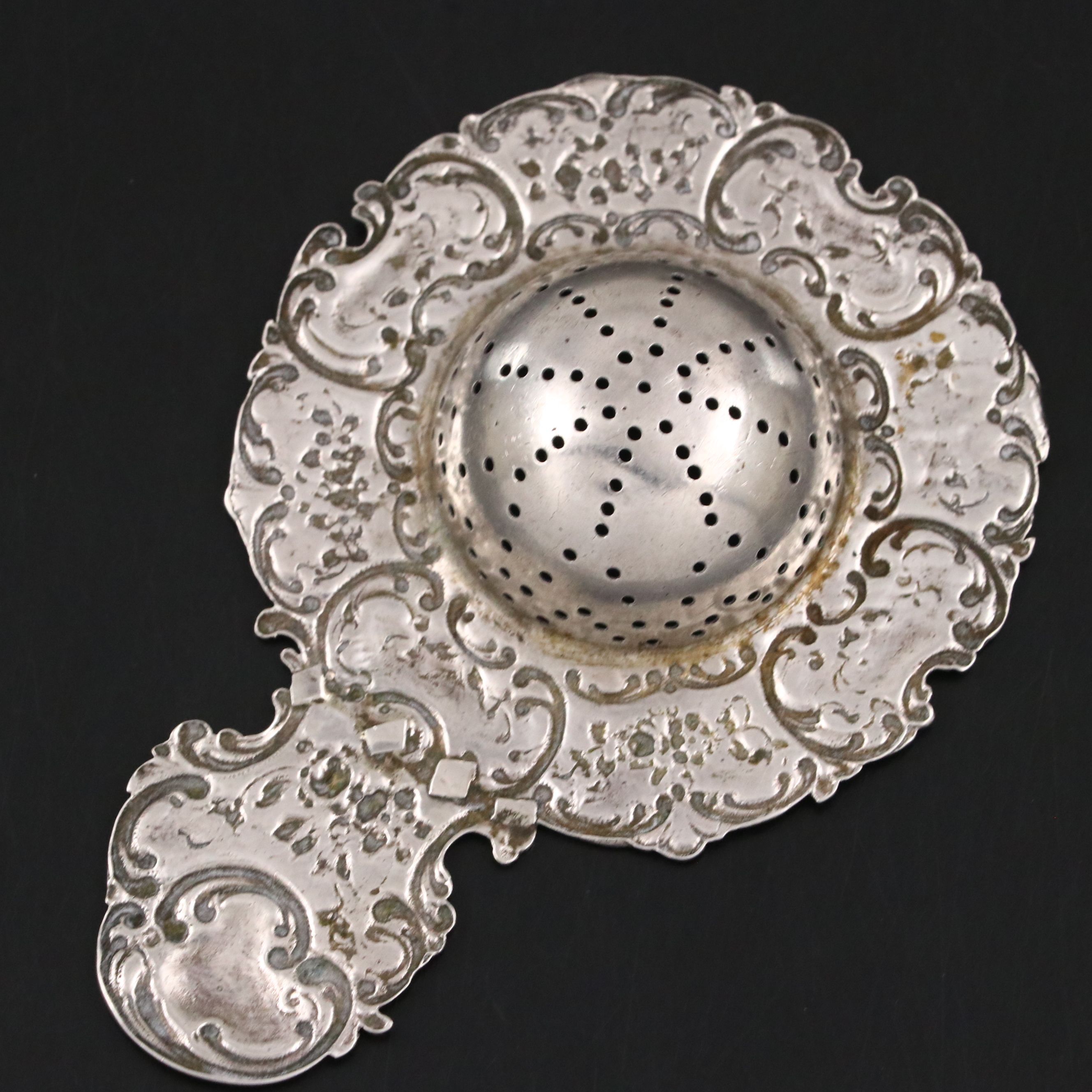 Tiffany & Co. "Provence" Sterling Silver Spreader with German 800 Silver Pieces