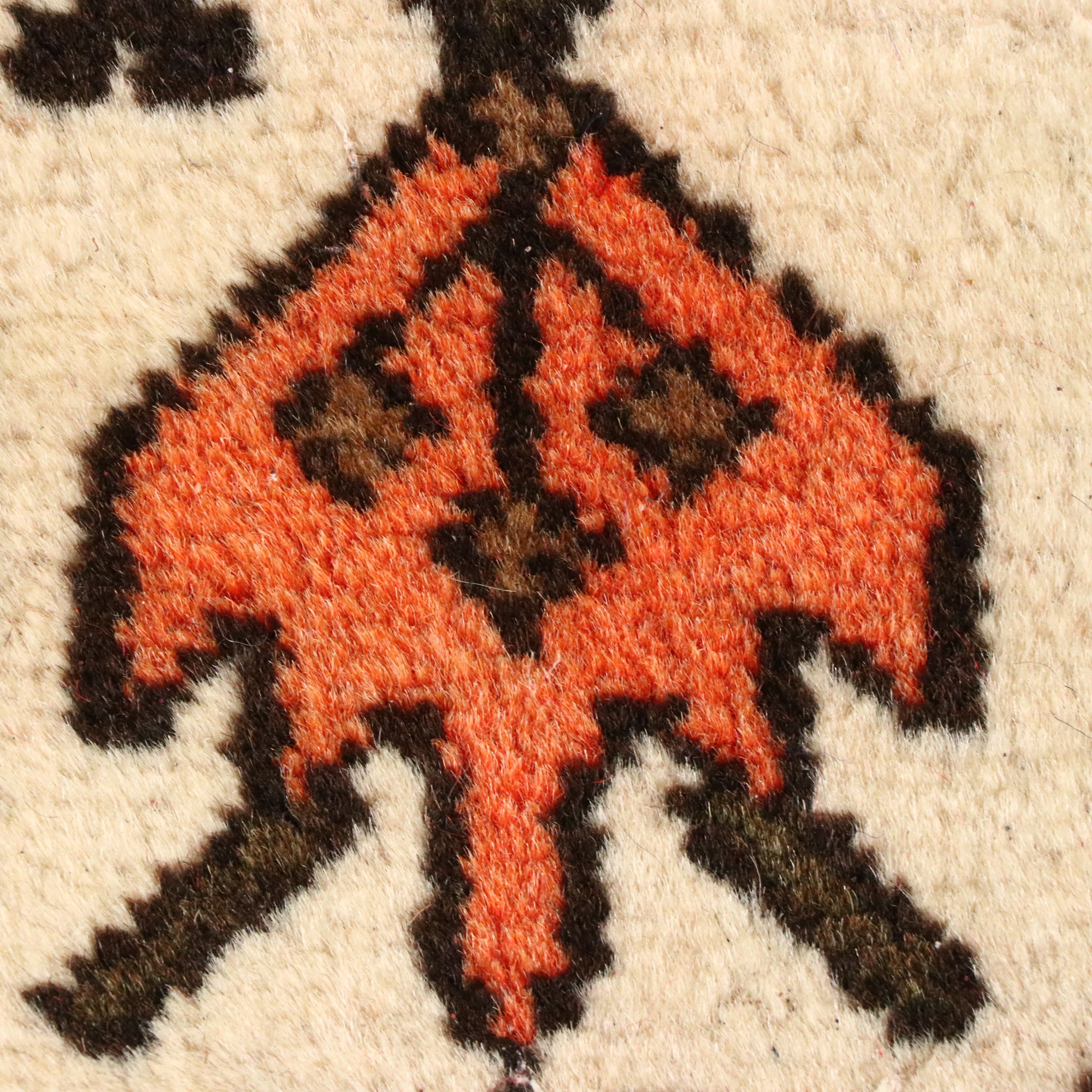 4'3 x 6'4 Hand-Knotted Persian Hamadan Area Rug