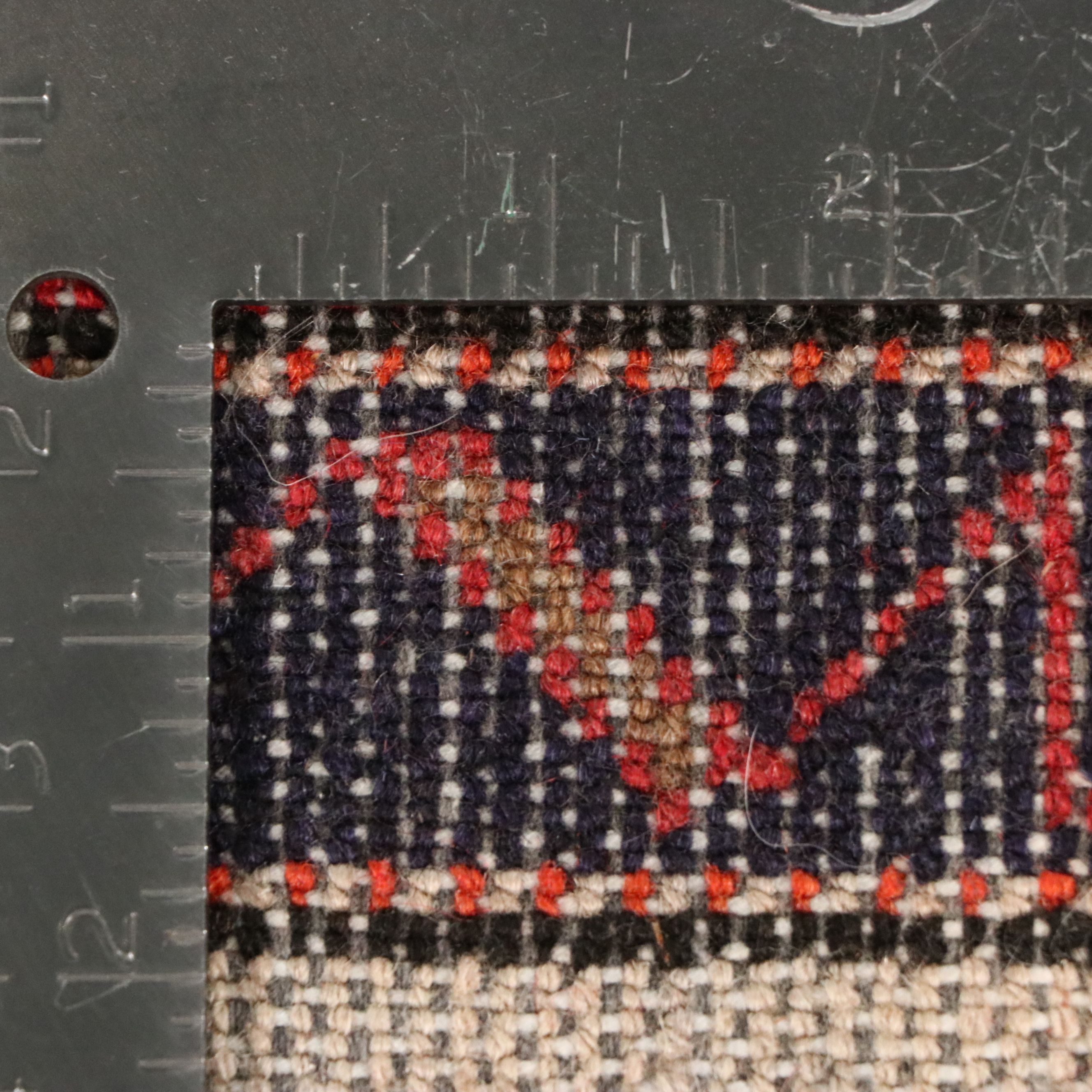 4'3 x 6'4 Hand-Knotted Persian Hamadan Area Rug