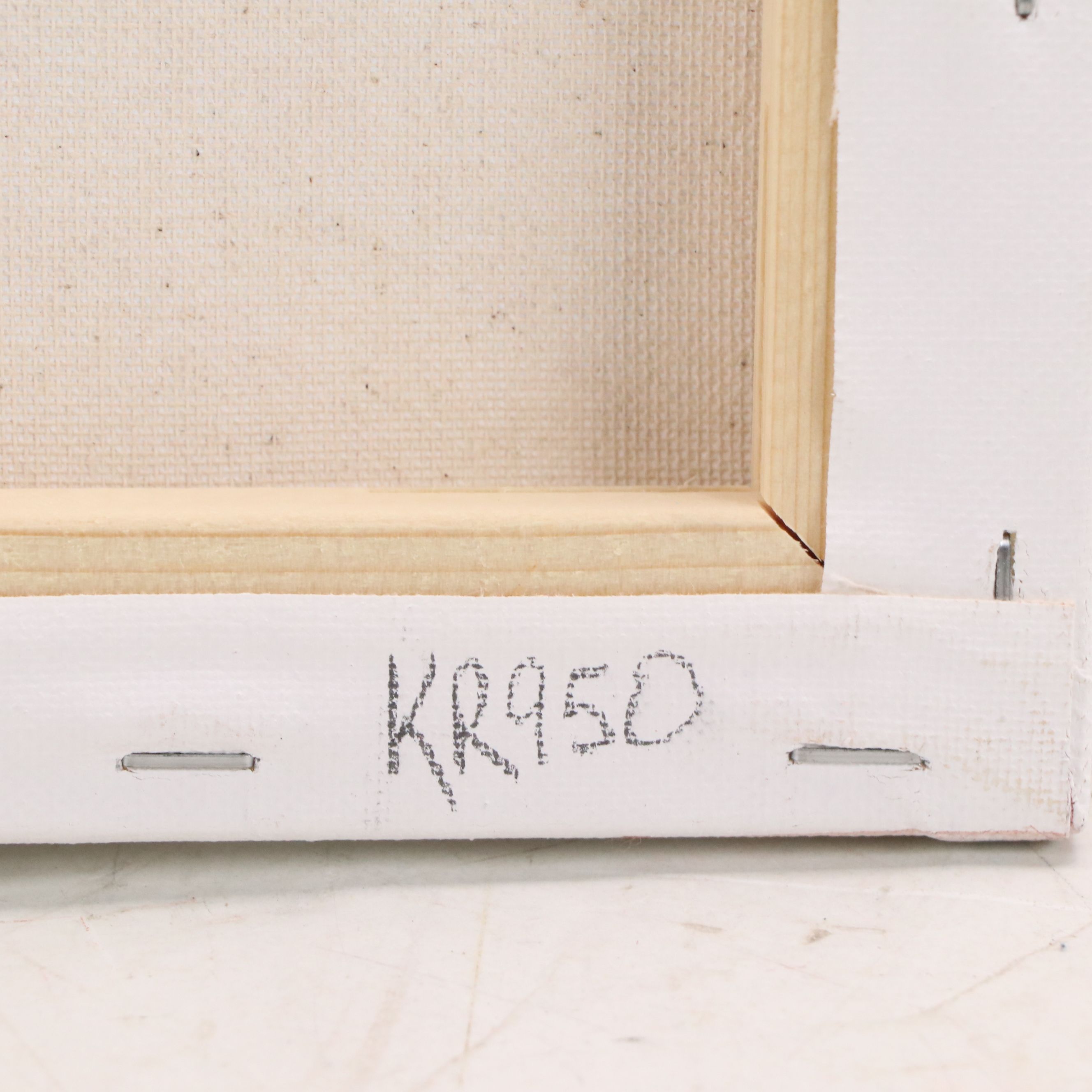 Kait Roberts Floral Acrylic Painting "Red, White and Purple," 2025