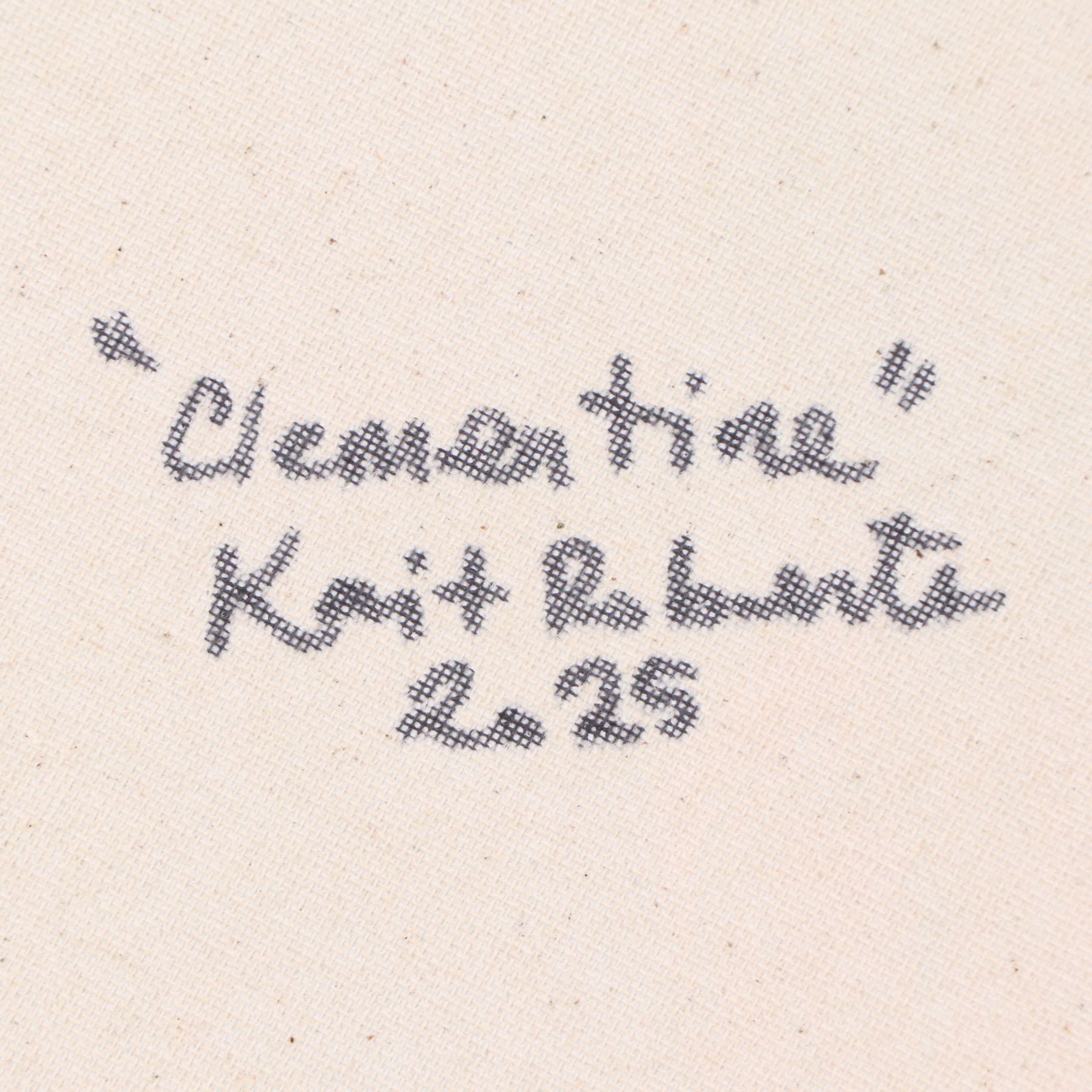 Kait Roberts Floral Acrylic Painting "Clementine," 2025