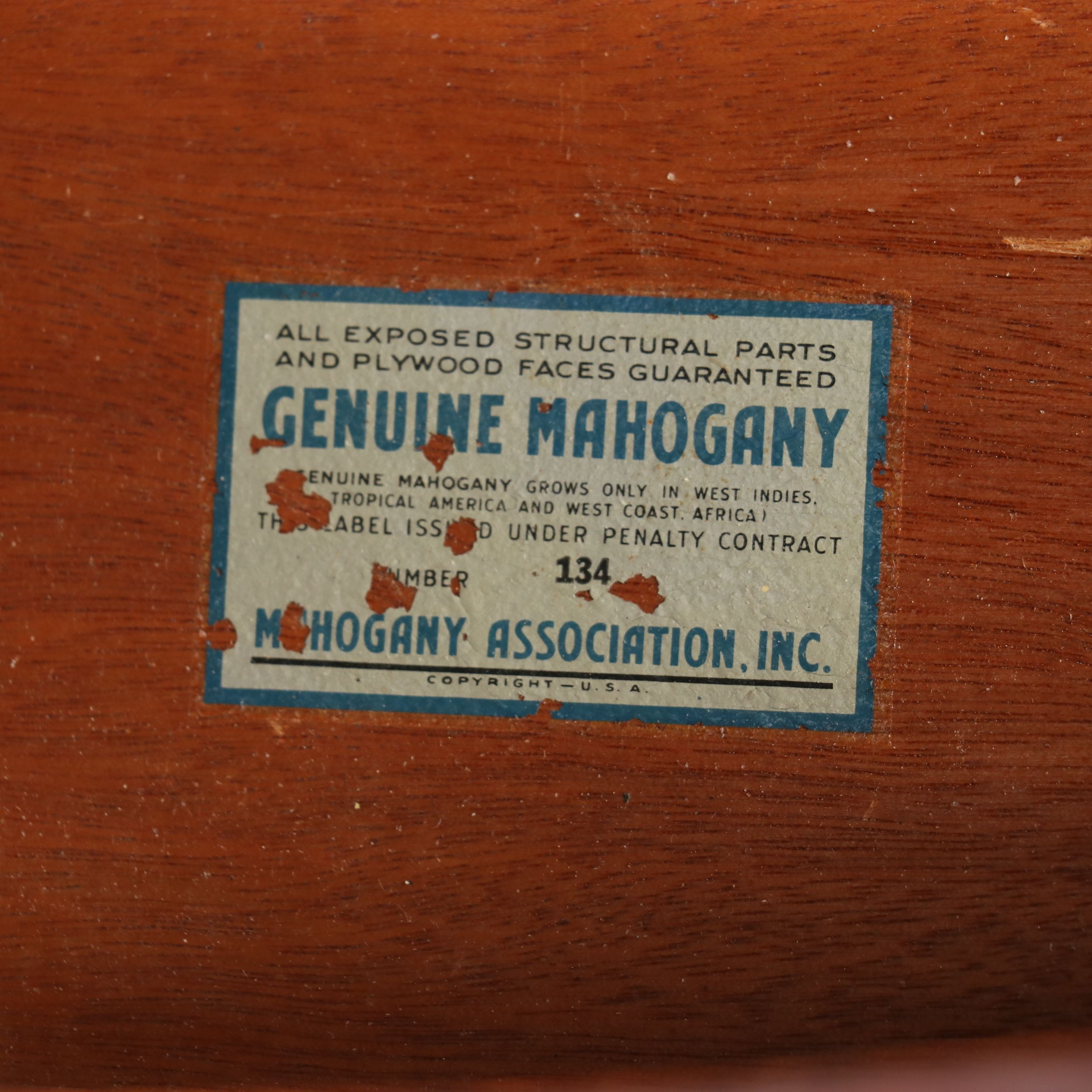 Maddox Table Co. Hepplewhite Style Mahogany Bowfront Chest with Leather Top