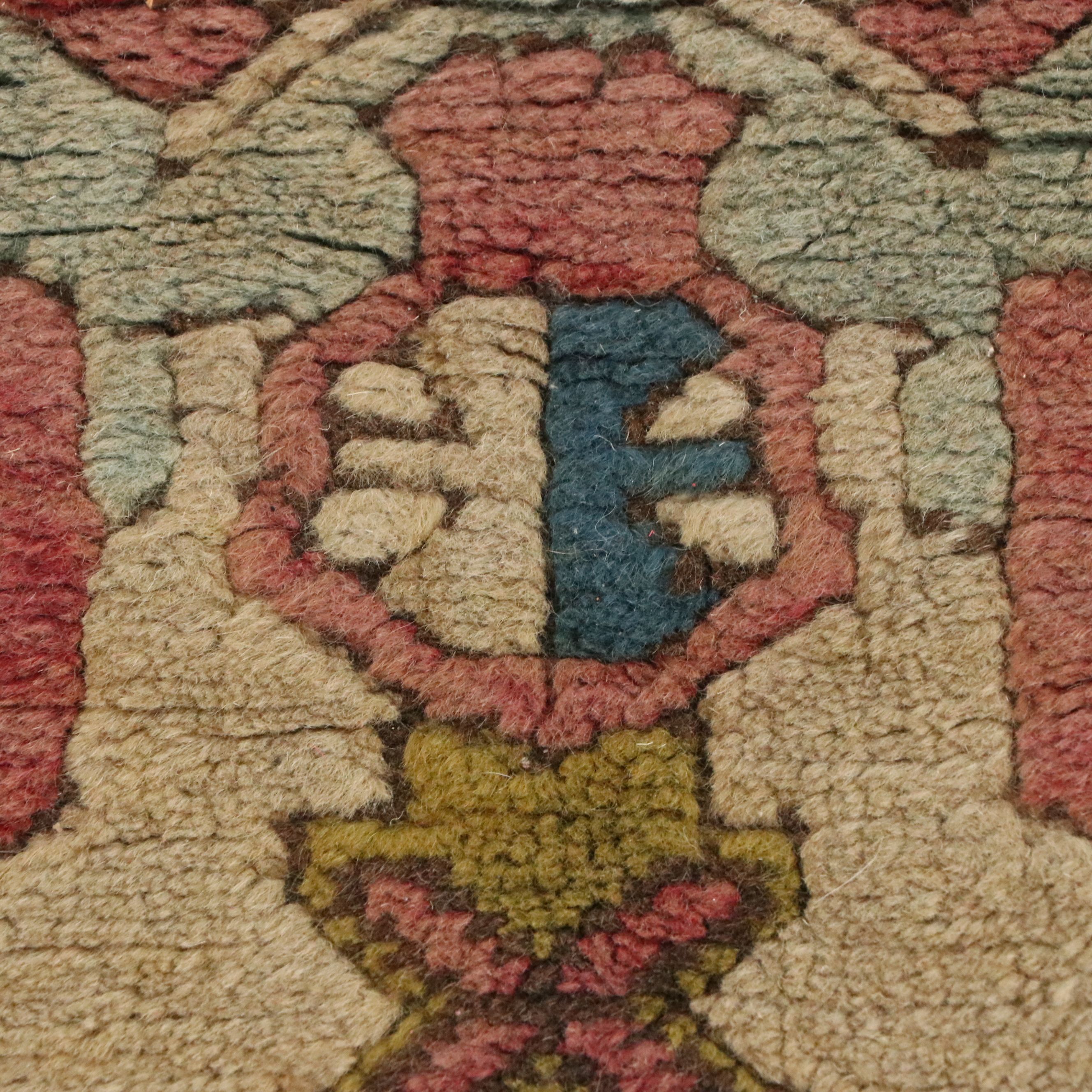 4'1 x 6'5 Hand-Knotted Caucasian Karabagh Area Rug