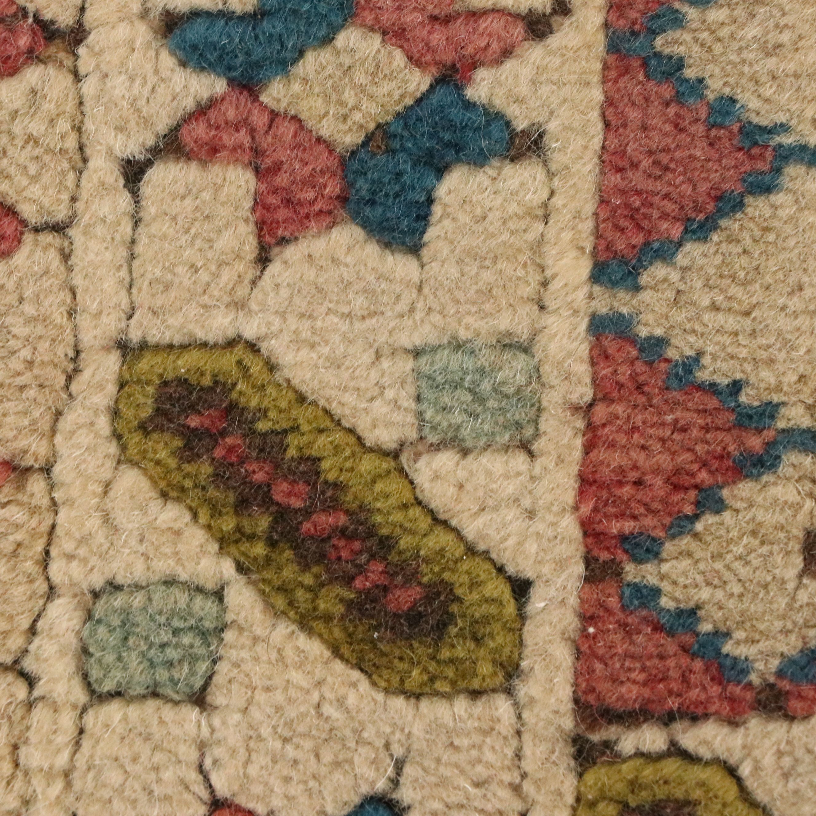 4'1 x 6'5 Hand-Knotted Caucasian Karabagh Area Rug