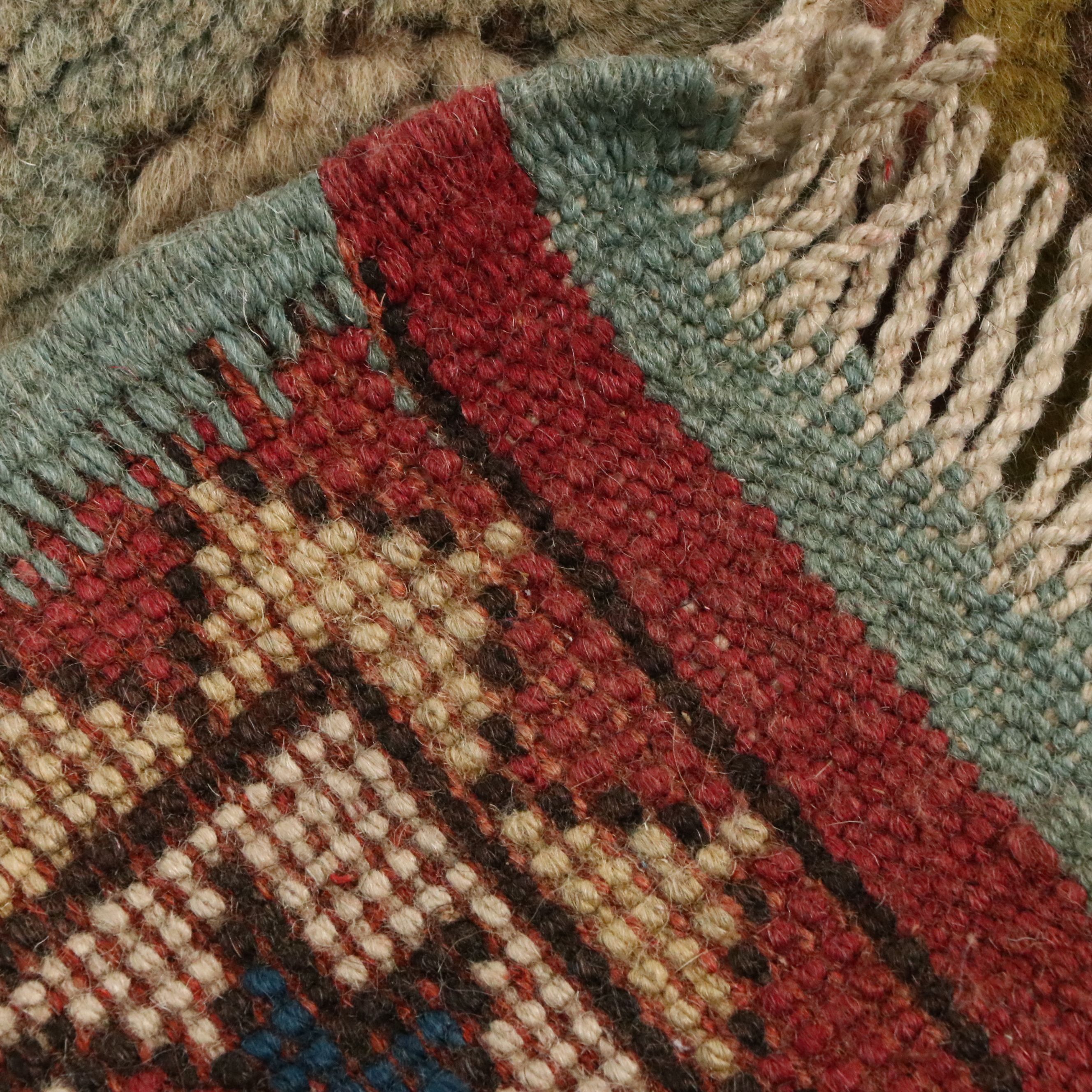 4'1 x 6'5 Hand-Knotted Caucasian Karabagh Area Rug