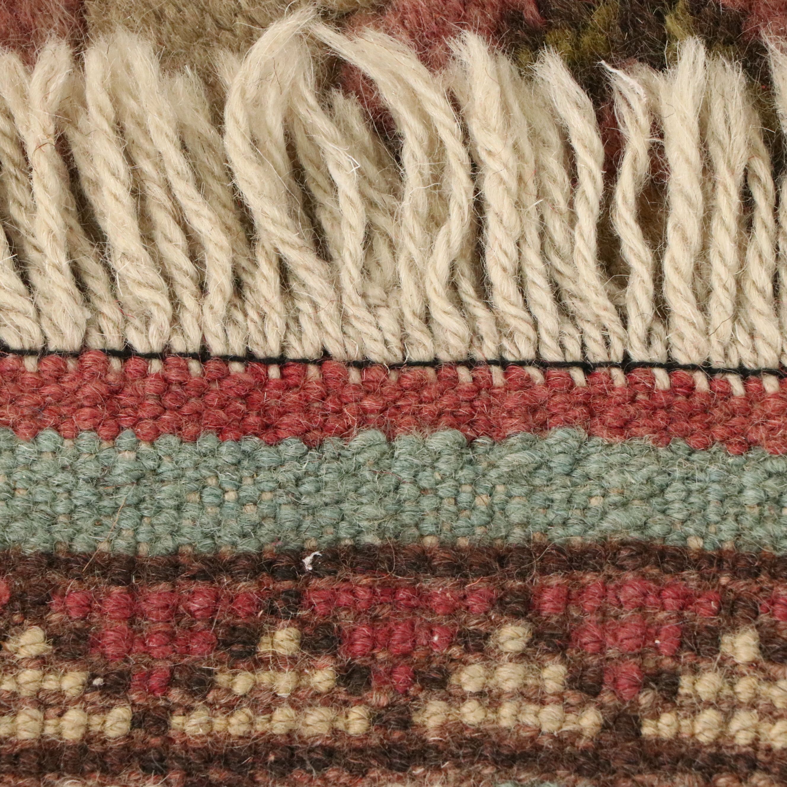 4'1 x 6'5 Hand-Knotted Caucasian Karabagh Area Rug