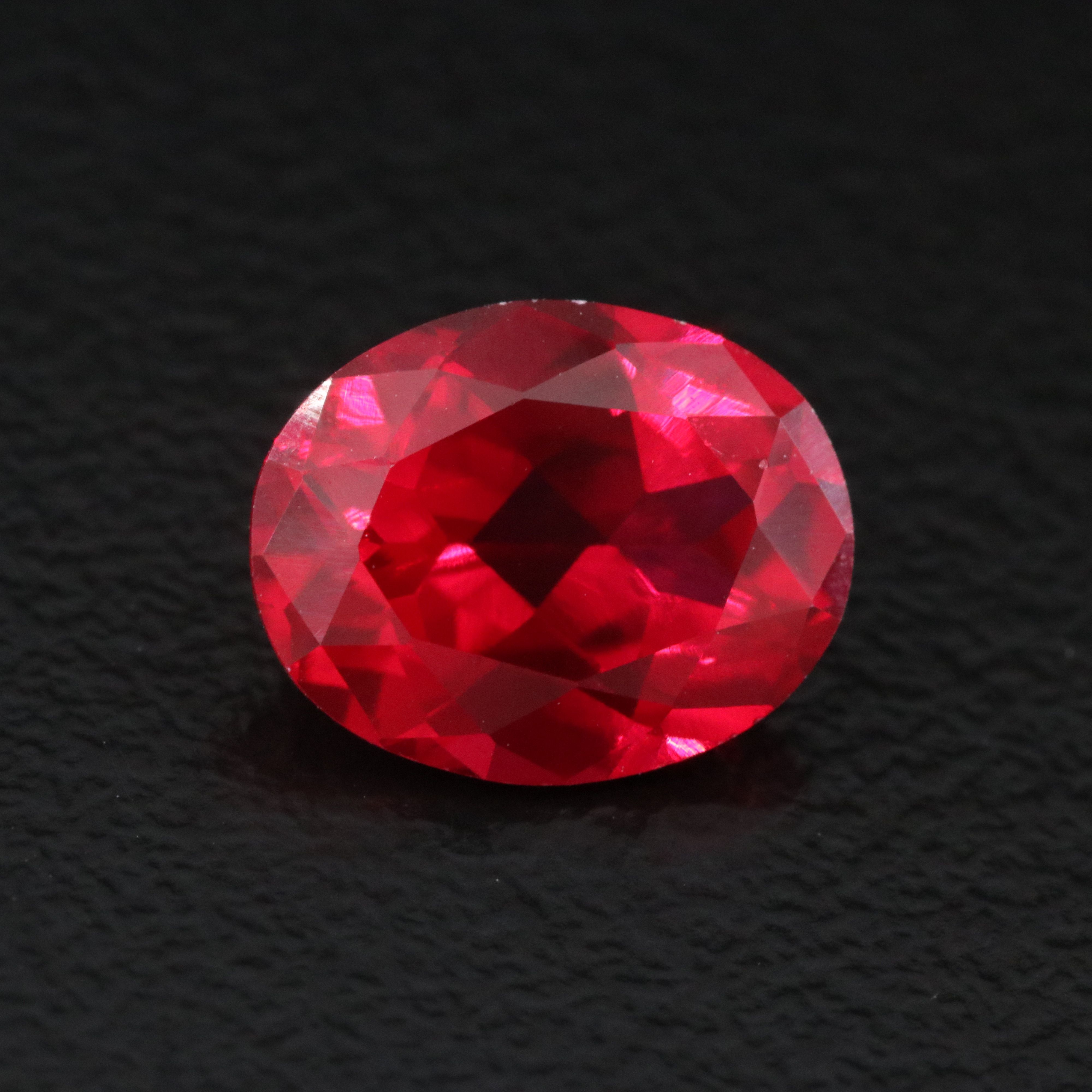 Loose 3.02 CT Lab Grown Ruby