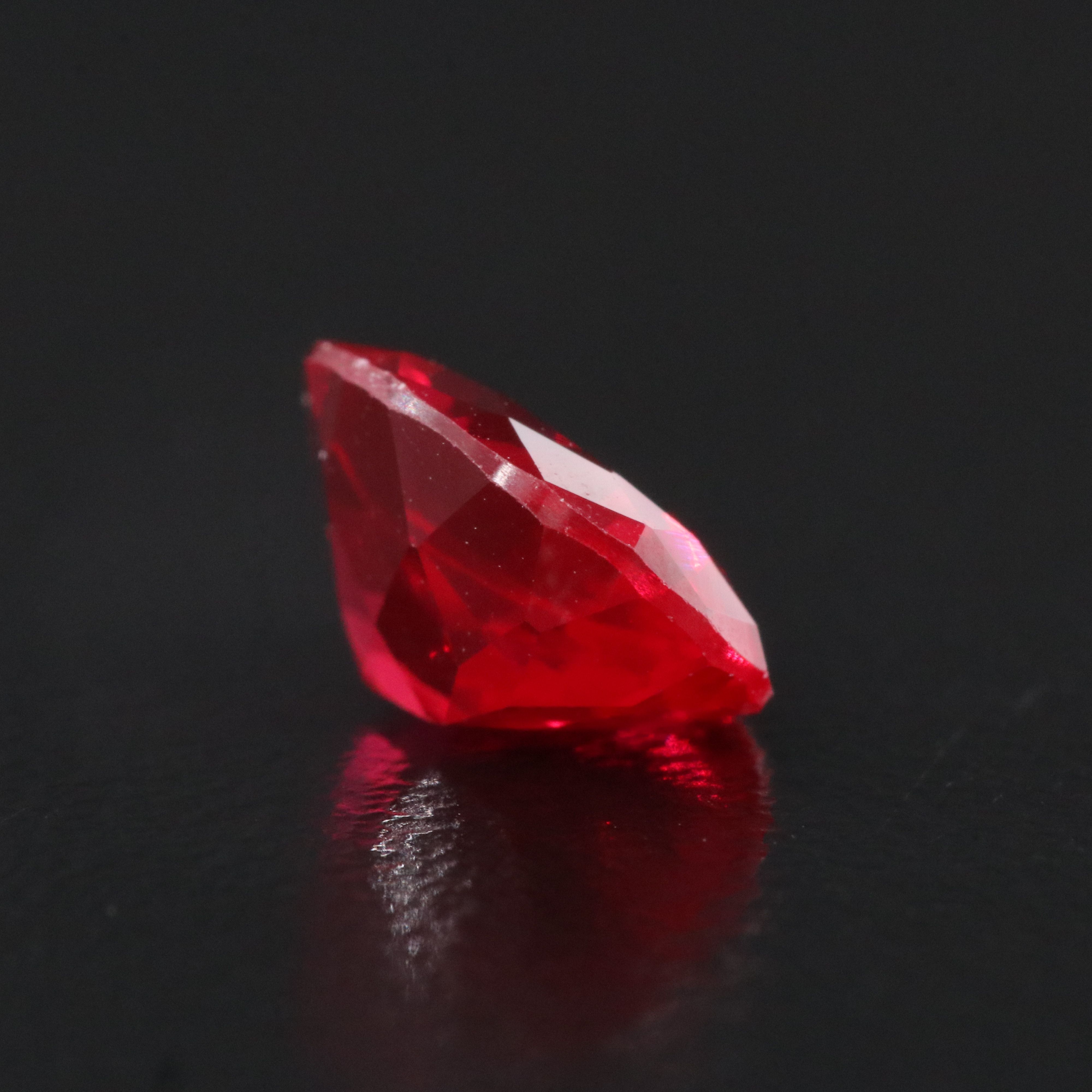 Loose 3.02 CT Lab Grown Ruby