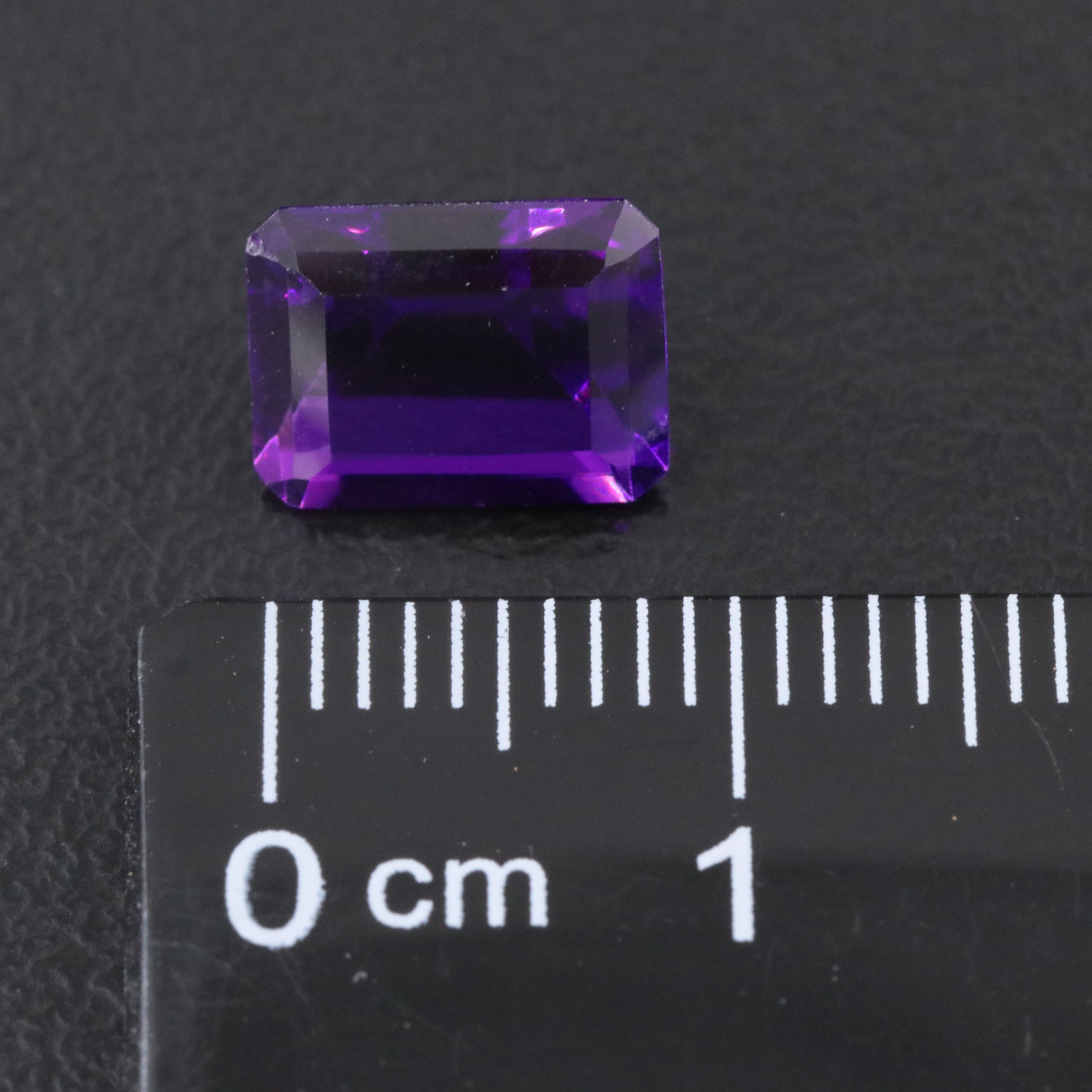 Loose 4.21 CTW Lab Grown Amethyst Pair