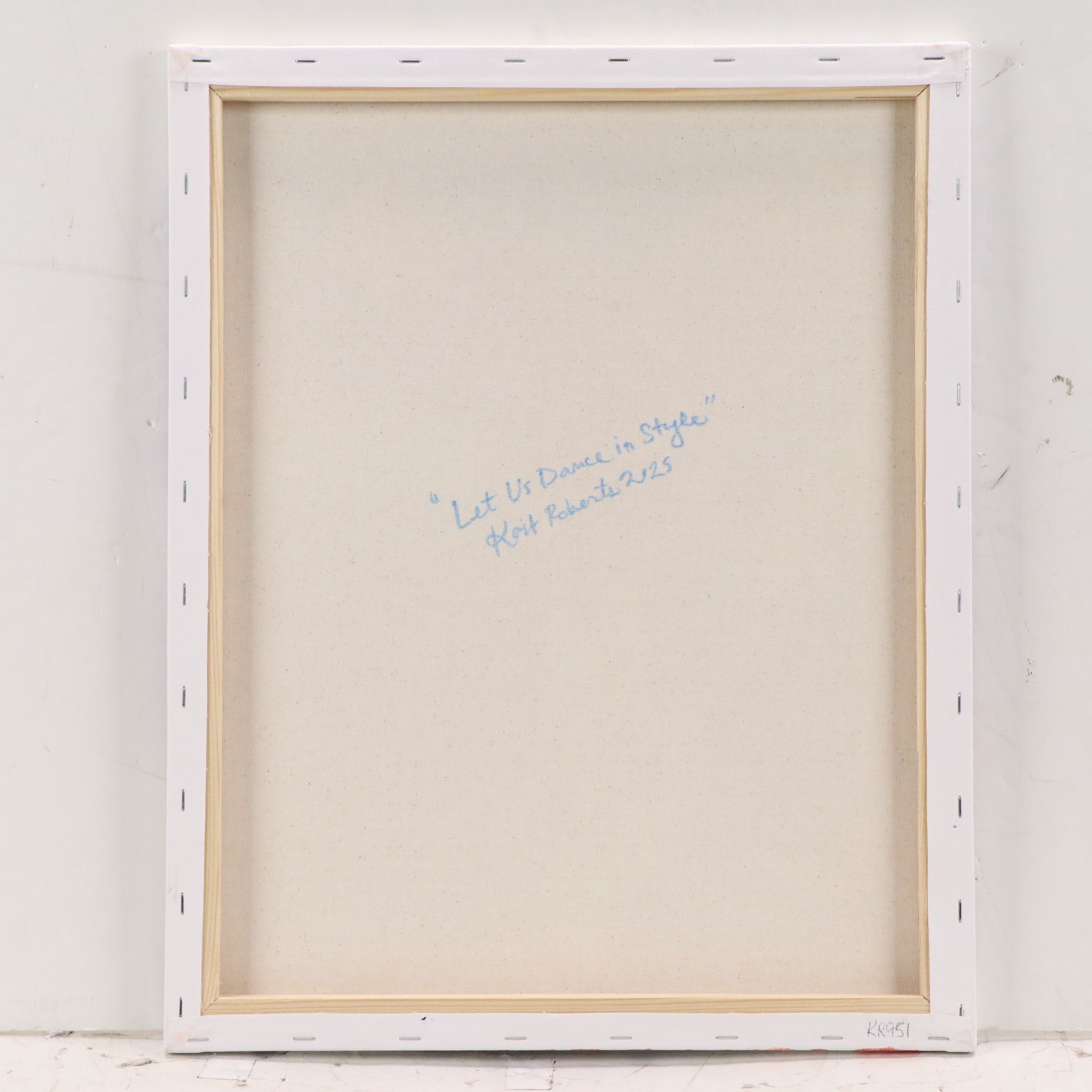 Kait Roberts Floral Acrylic Painting "Let Us Dance in Style," 2025