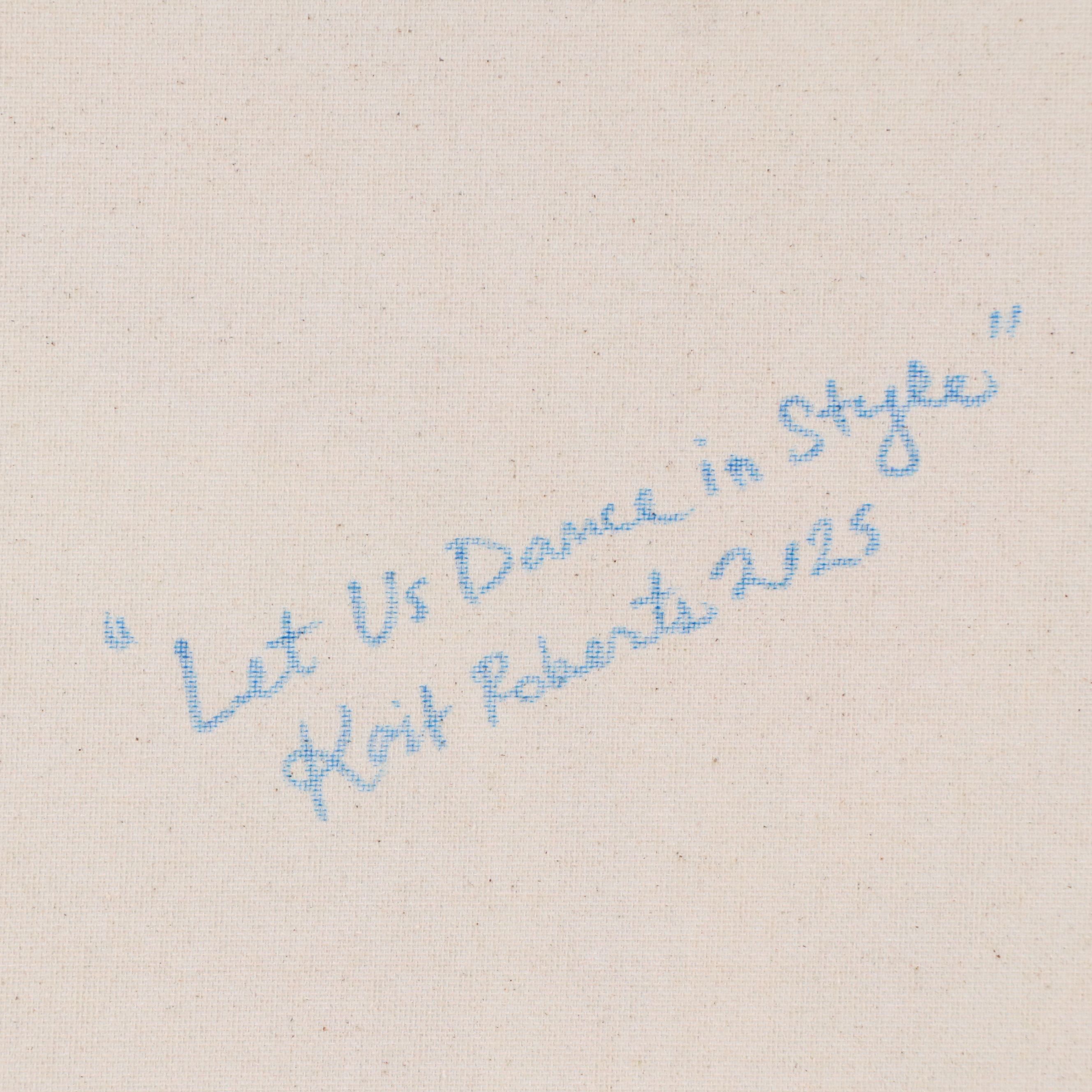 Kait Roberts Floral Acrylic Painting "Let Us Dance in Style," 2025