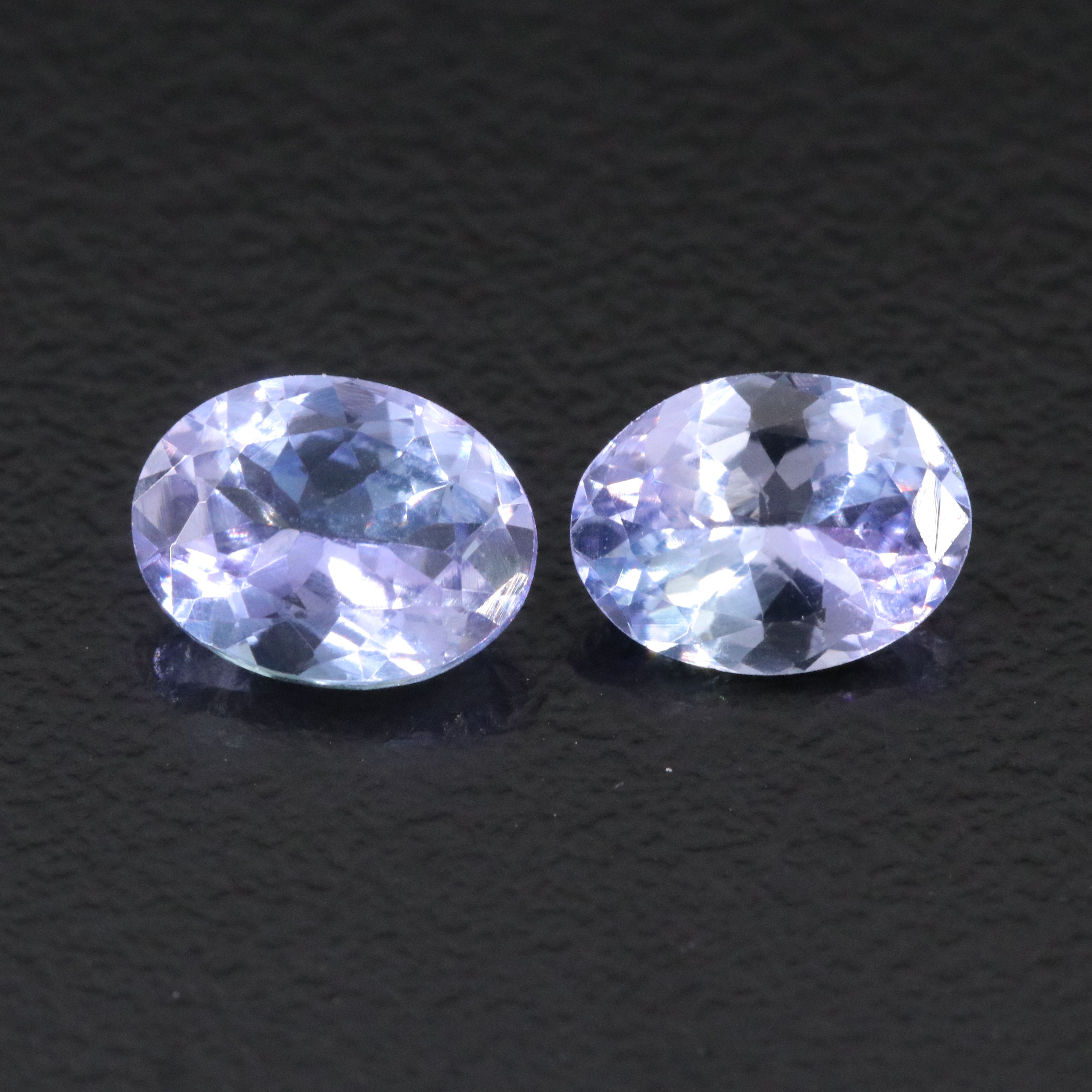 Loose 2.34 CTW Tanzanite Pair