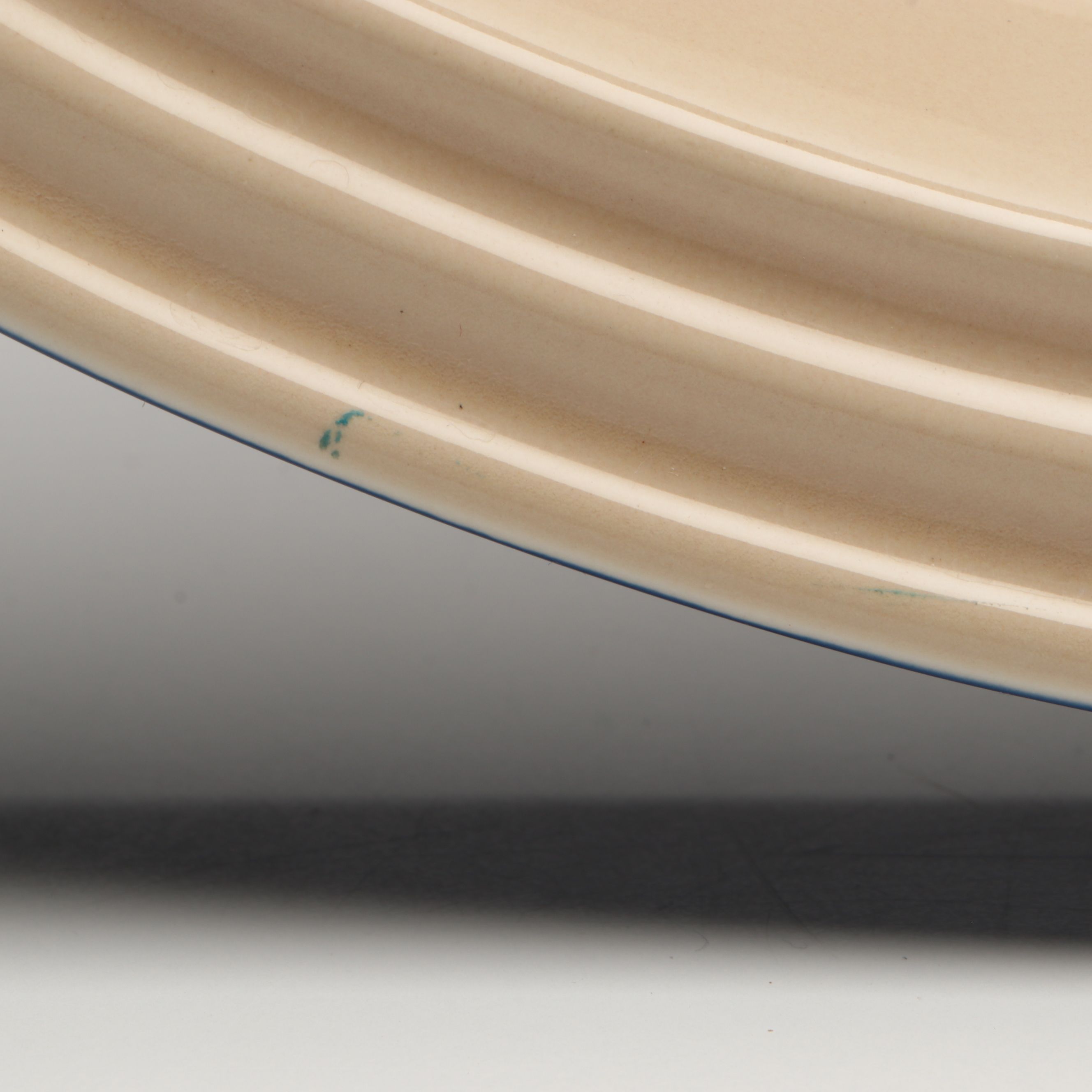 Le Creuset Blue French Ceramic Oval Serving Platter, 2004