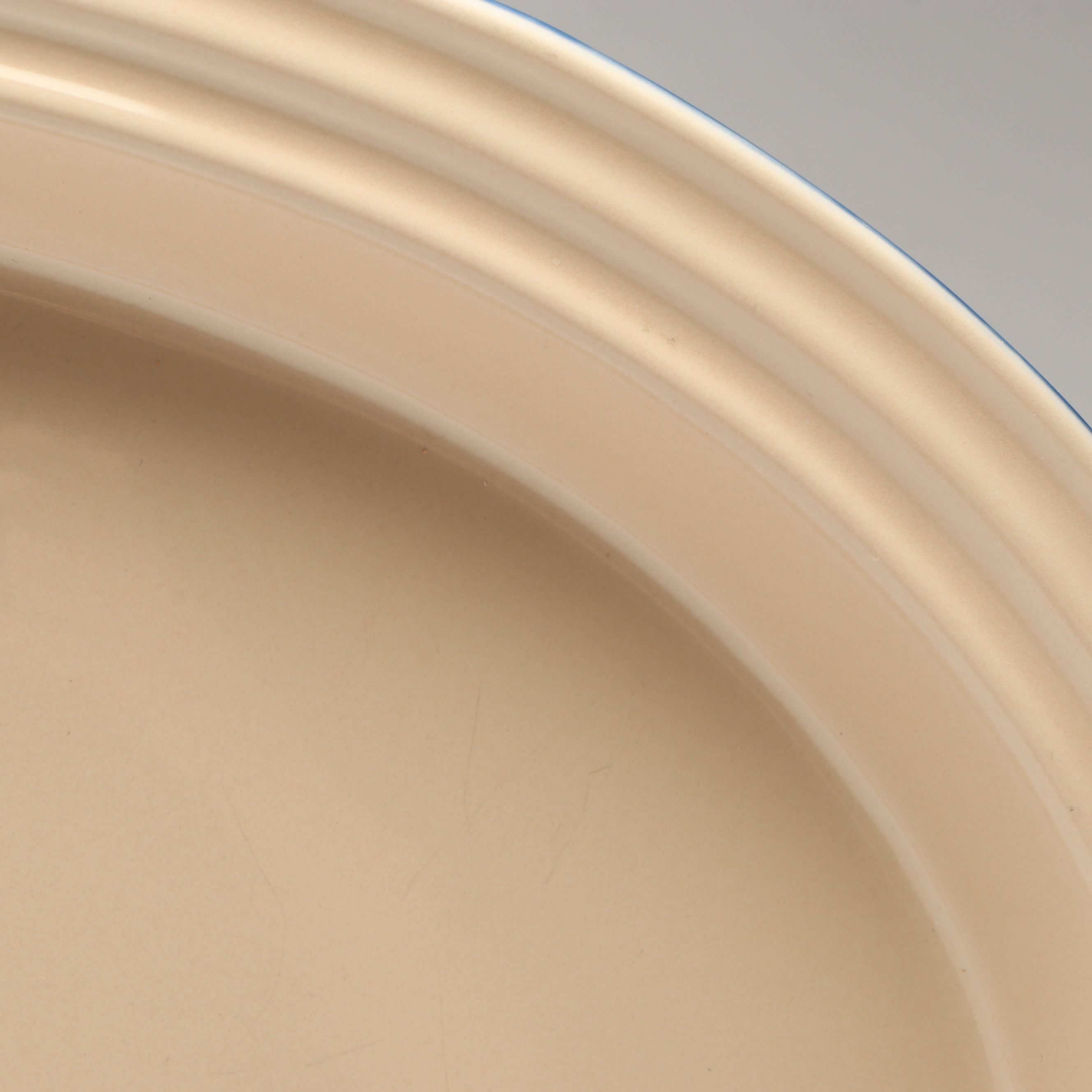 Le Creuset Blue French Ceramic Oval Serving Platter, 2004