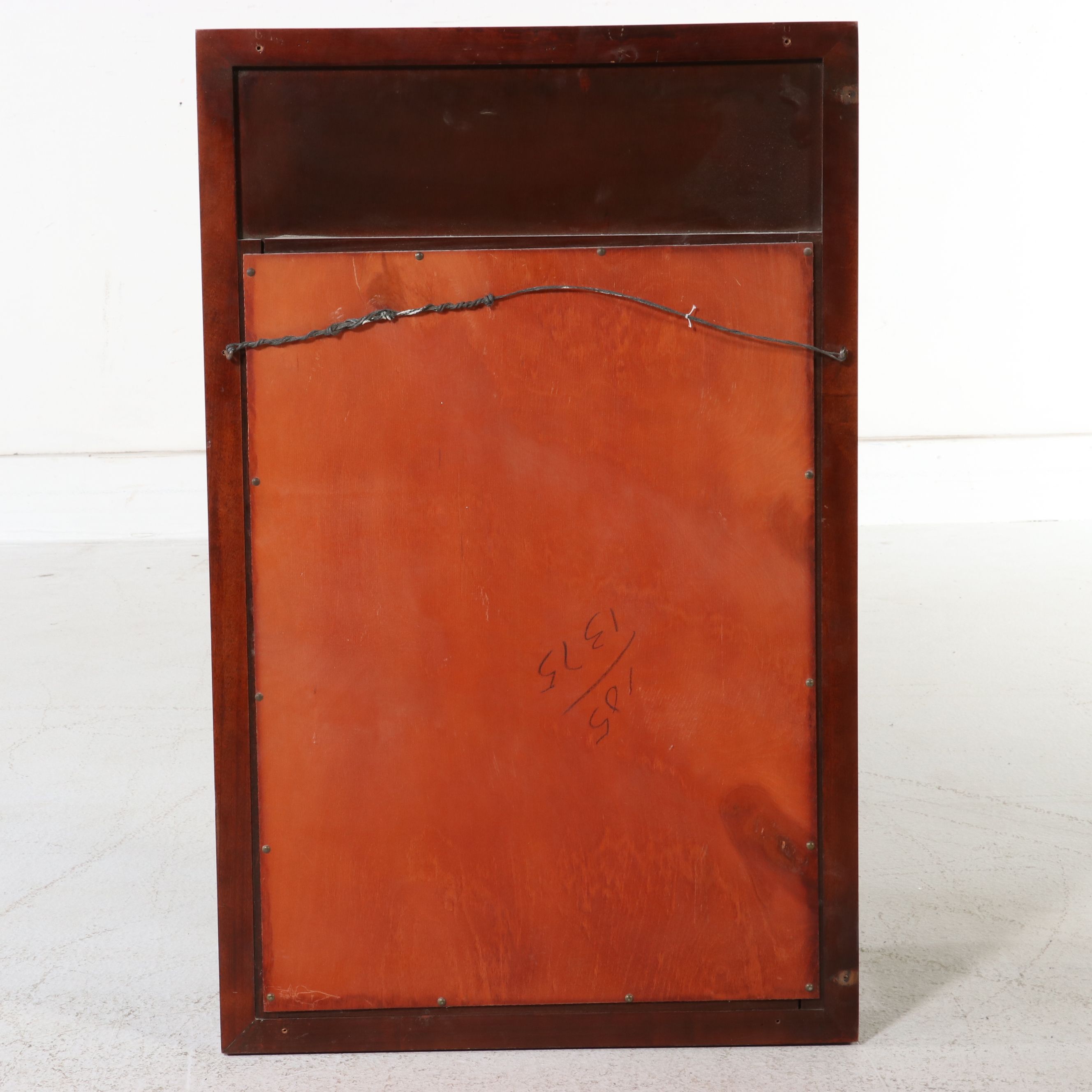 Louis XVI Style Wooden Wall Mirror, Mid to Late 20th Century