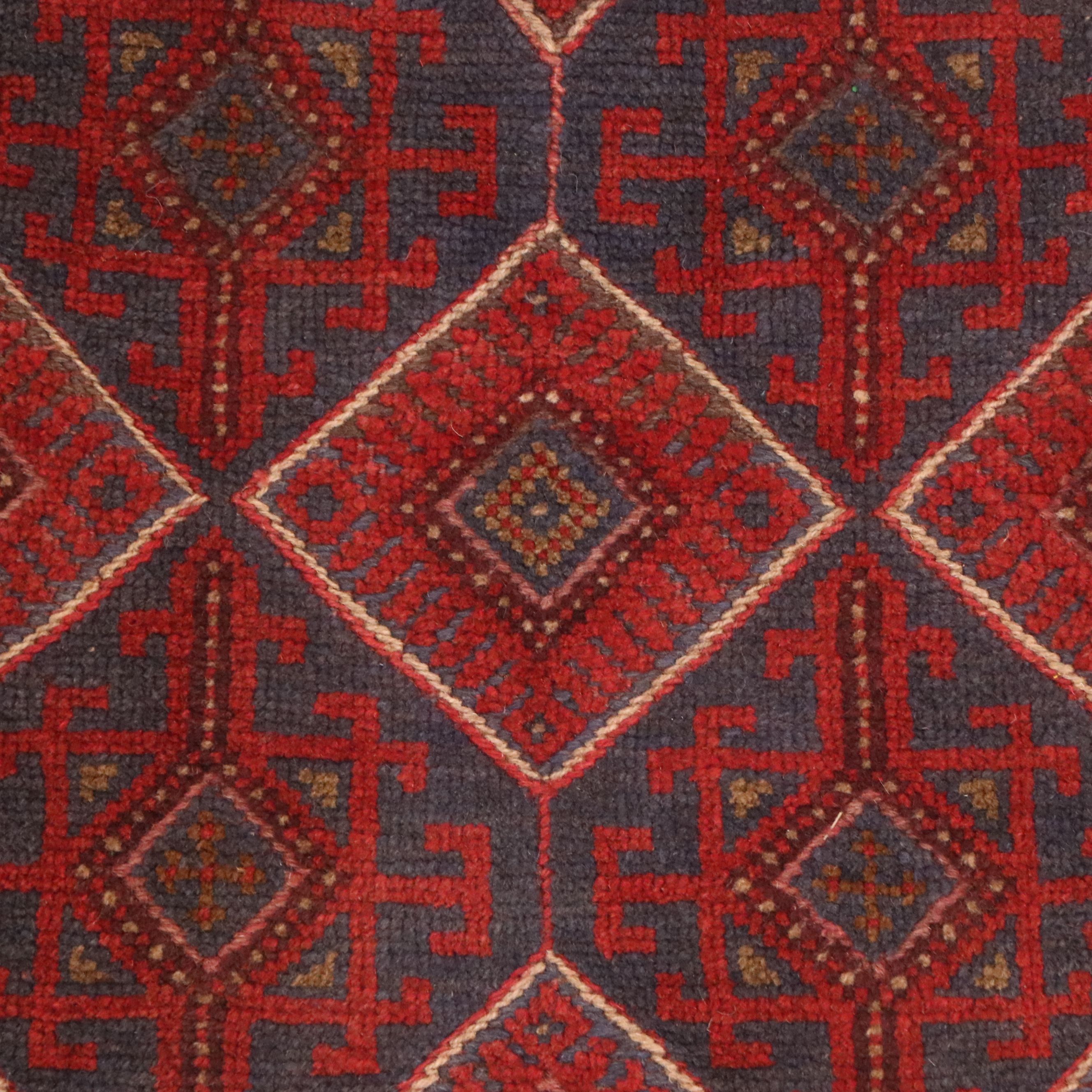 1'11 x 7'7 Handmade Afghan Mashwani Carpet Runner